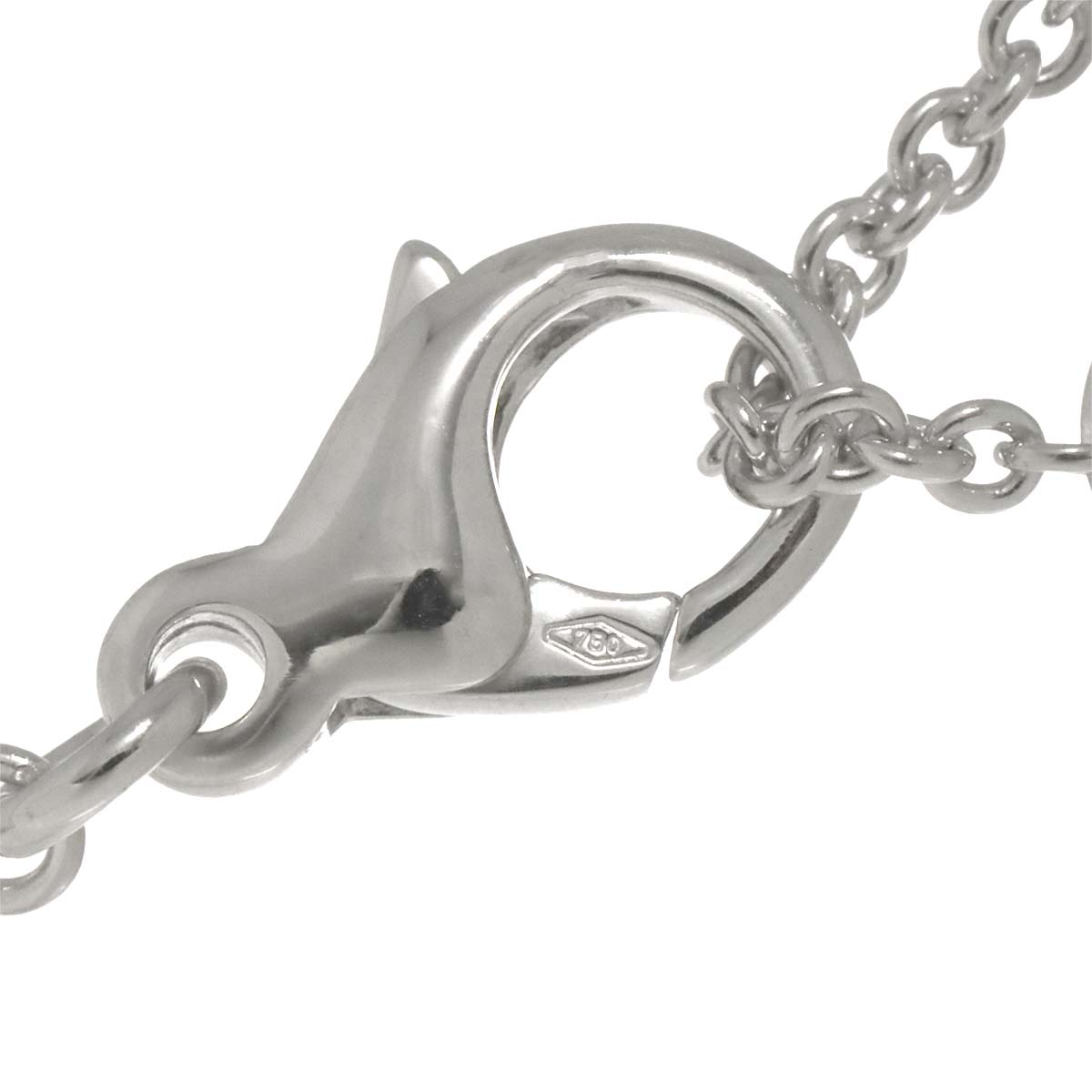 Parentesi Diamond Necklace 18K White Gold 750