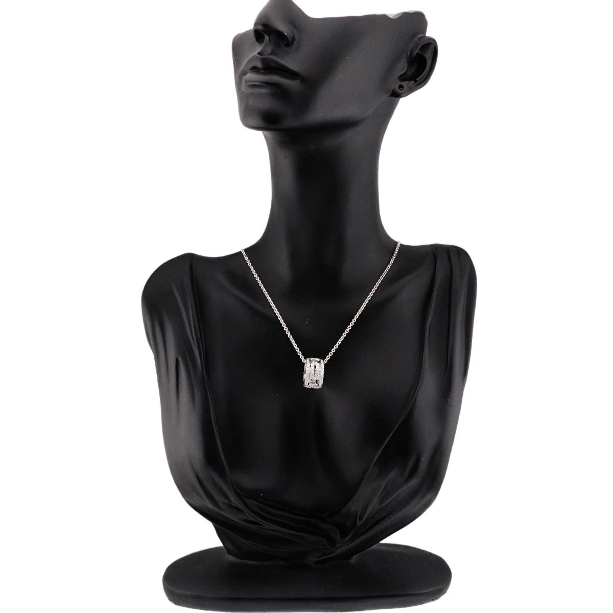 Parentesi Diamond Necklace 18K White Gold 750