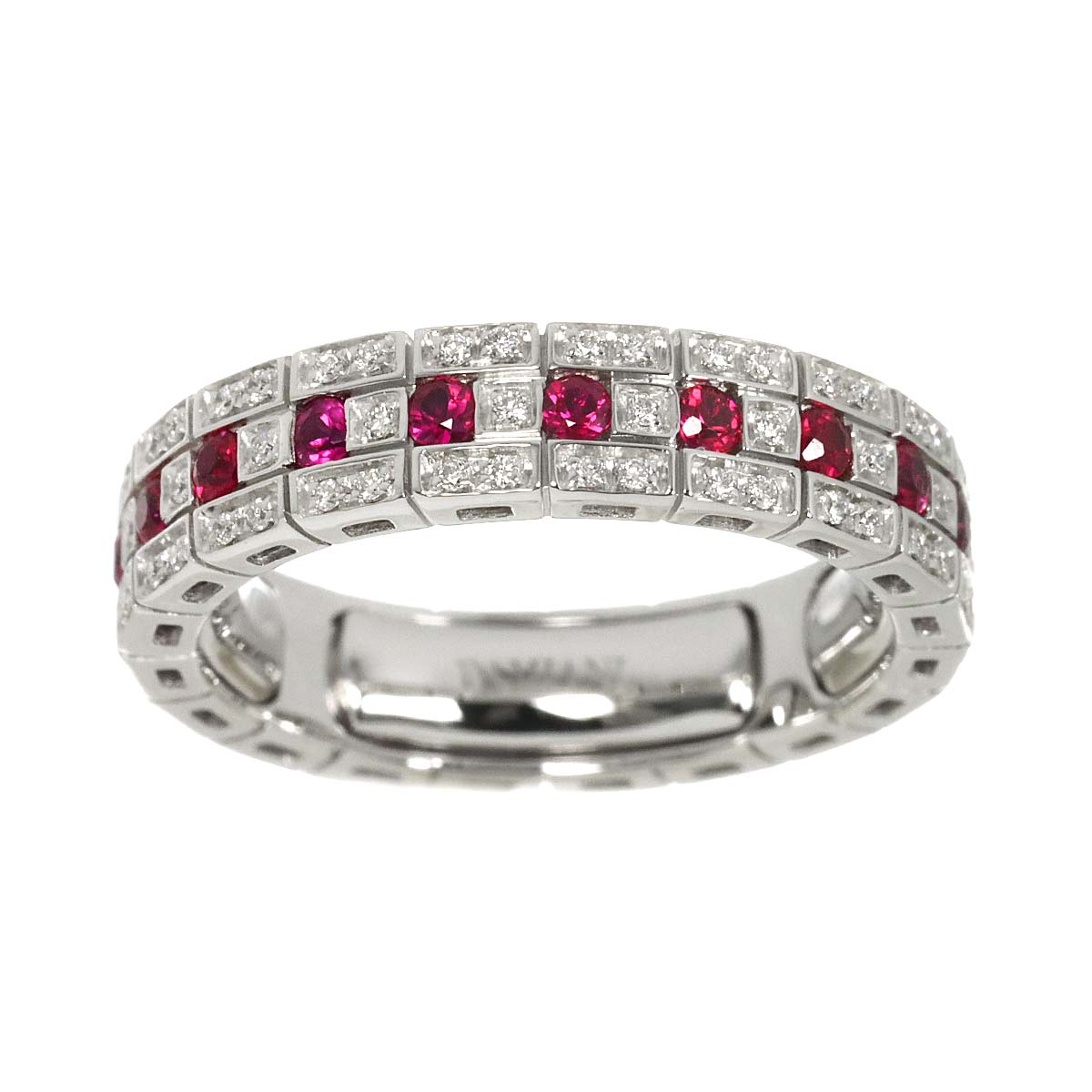 Belle Epoque Diamond Ring 18K WG 750 Size6.25-6.5(US)