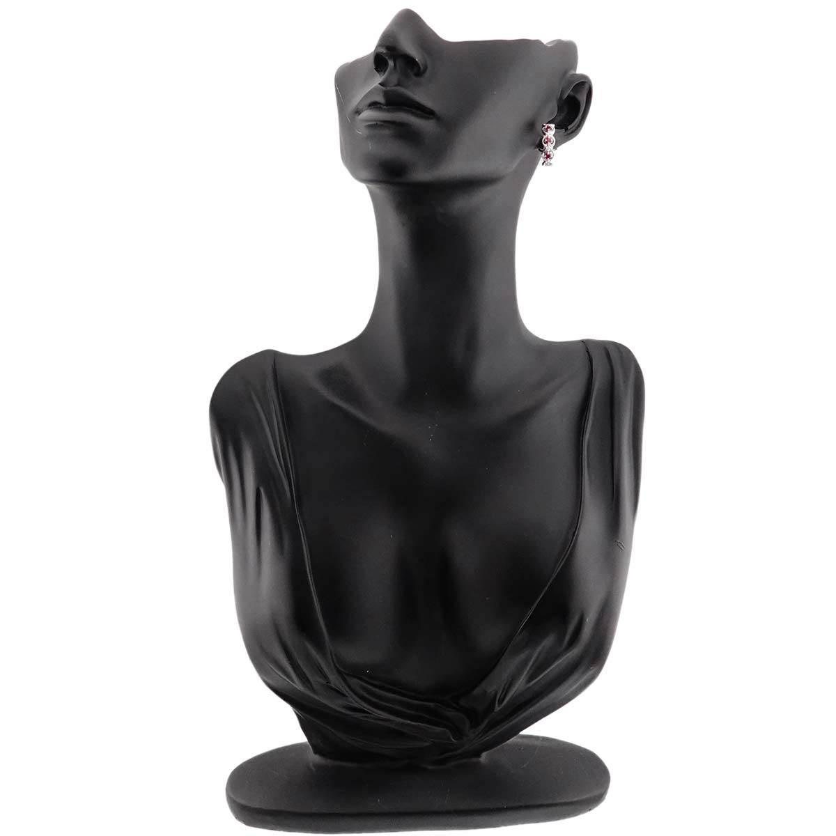 Ruby Diamond 0.04ct/0.04ct Earrings Clip-on 18K K18 WG 750