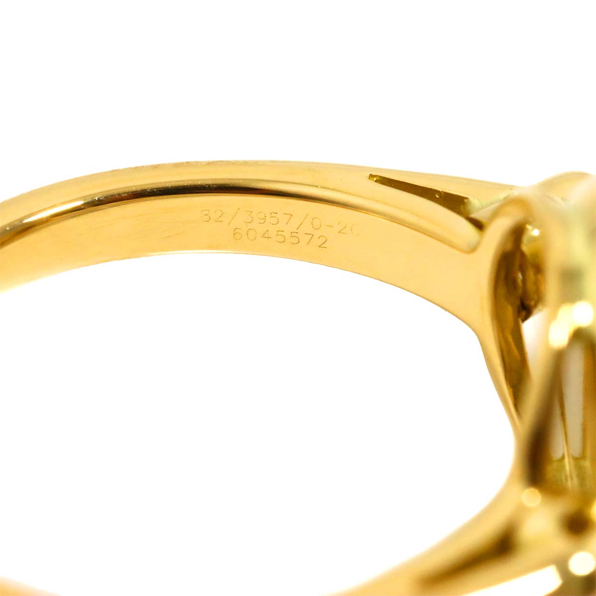 Happy Diamond Diamond Ring 18K YG 750 Size5.25(US)