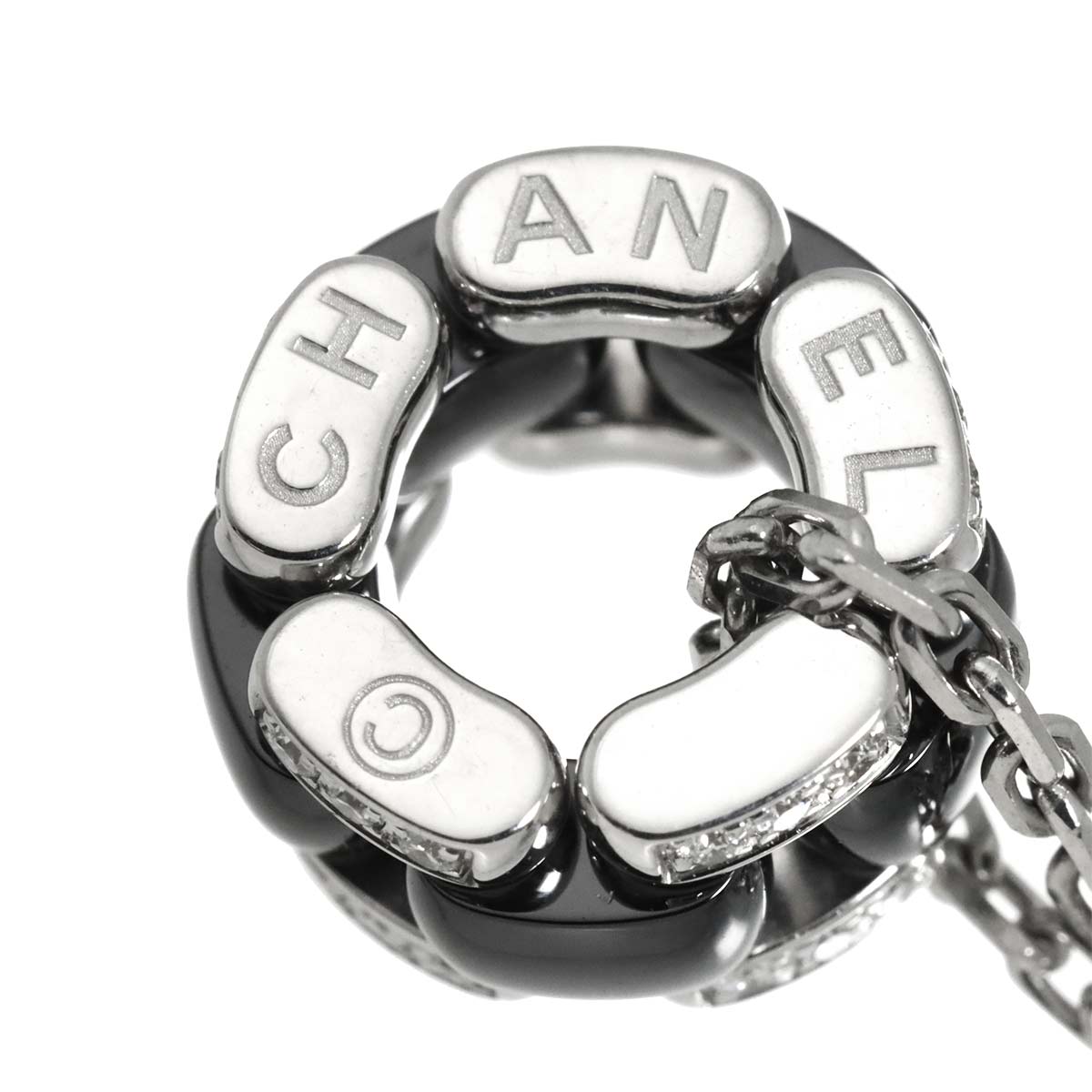 ULTRA Diamond Necklace Ceramic 18K White Gold 750