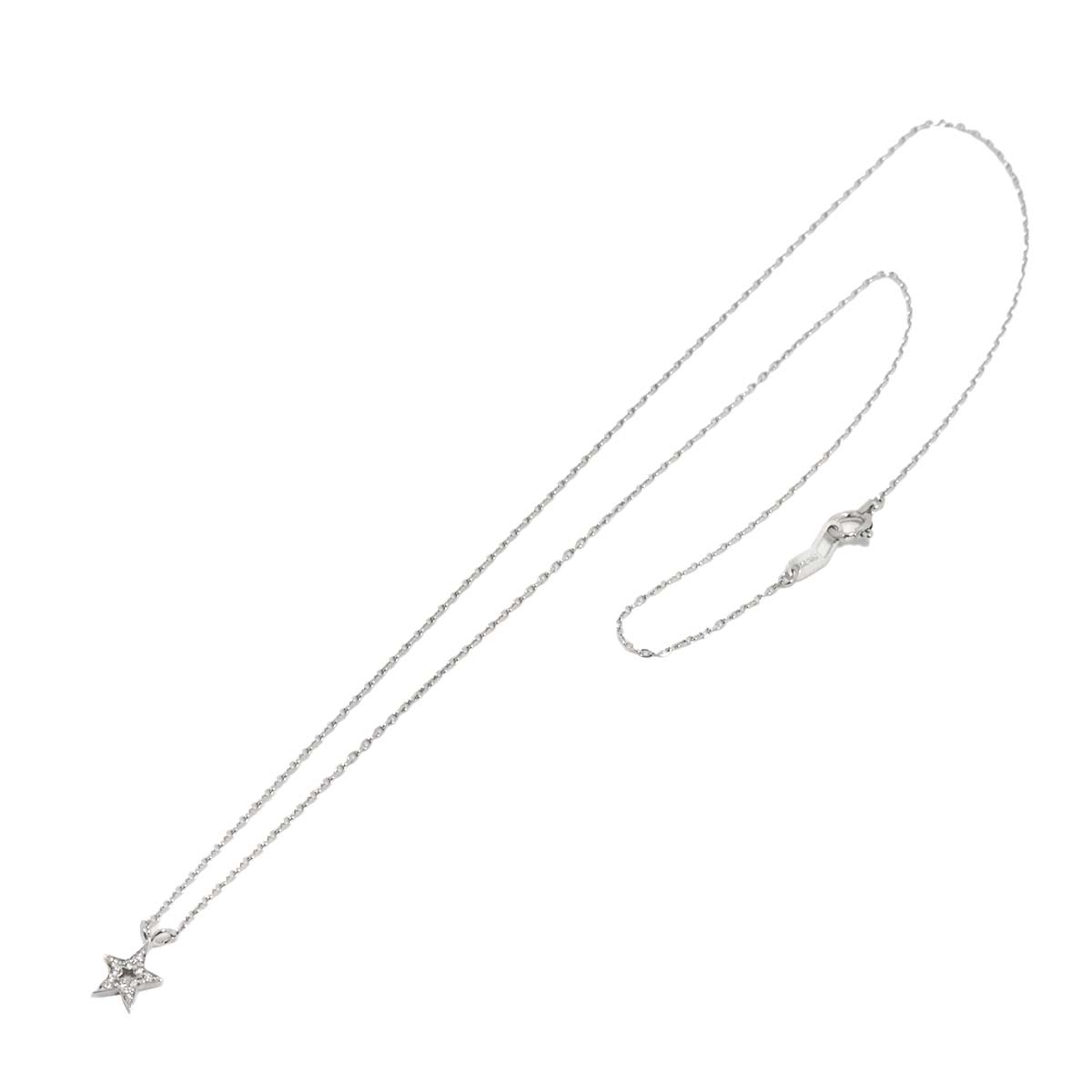 Star Diamond 0.04ct Necklace 18K WG 750
