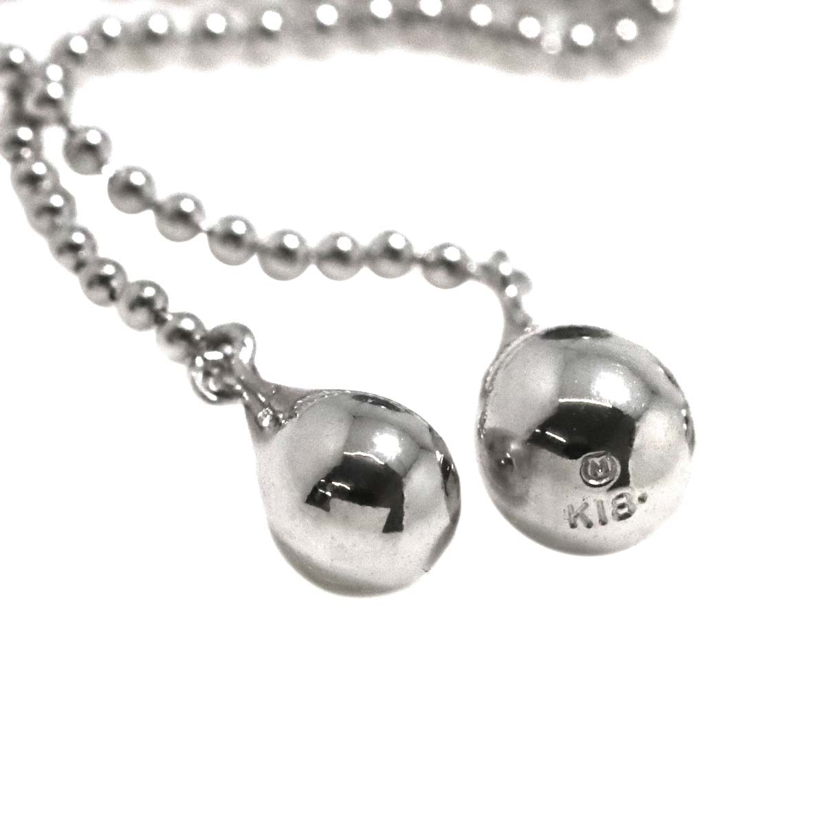 Black Pearl 11.6mm Akoya Pearl 7.9mm Necklace 18K WG 750