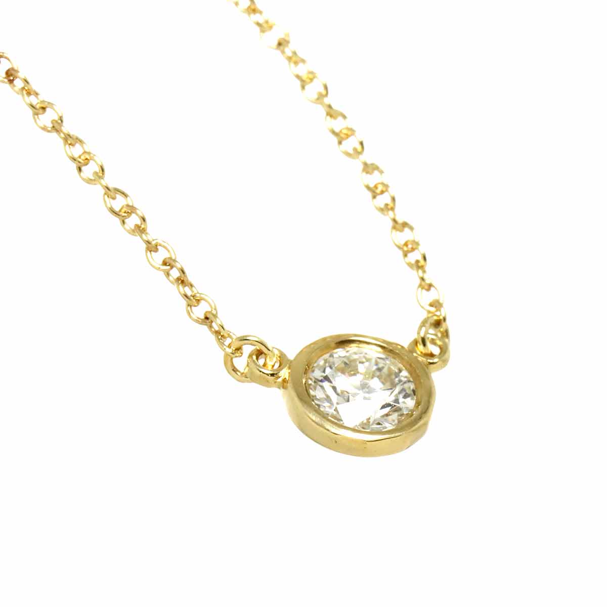 By The Yard Diamond 0.30ct H/VS1/3EX Necklace 18K YG 750