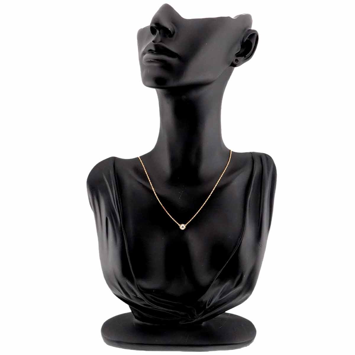 By The Yard Diamond 0.30ct H/VS1/3EX Necklace 18K YG 750