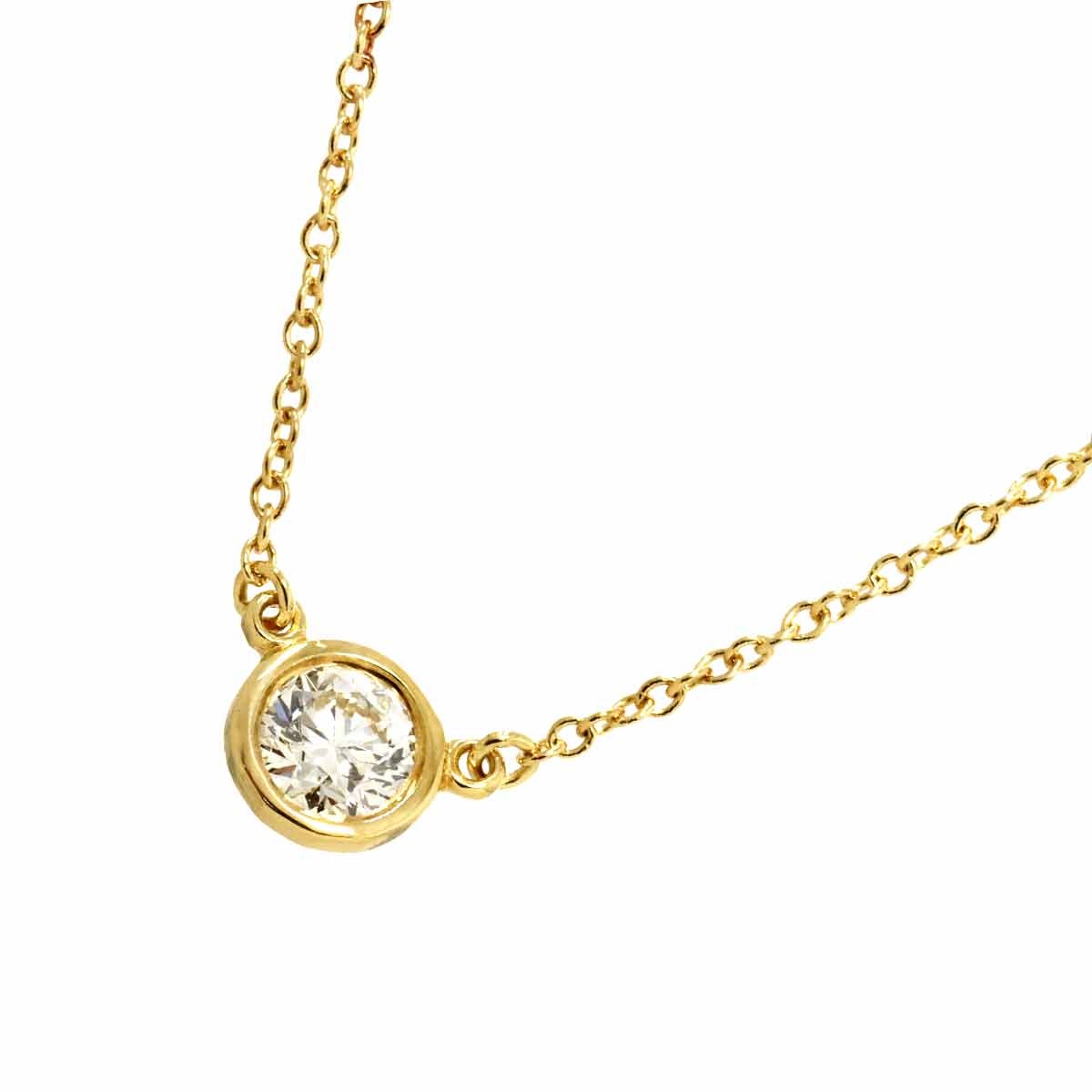 By The Yard Diamond 0.30ct H/VS1/3EX Necklace 18K YG 750