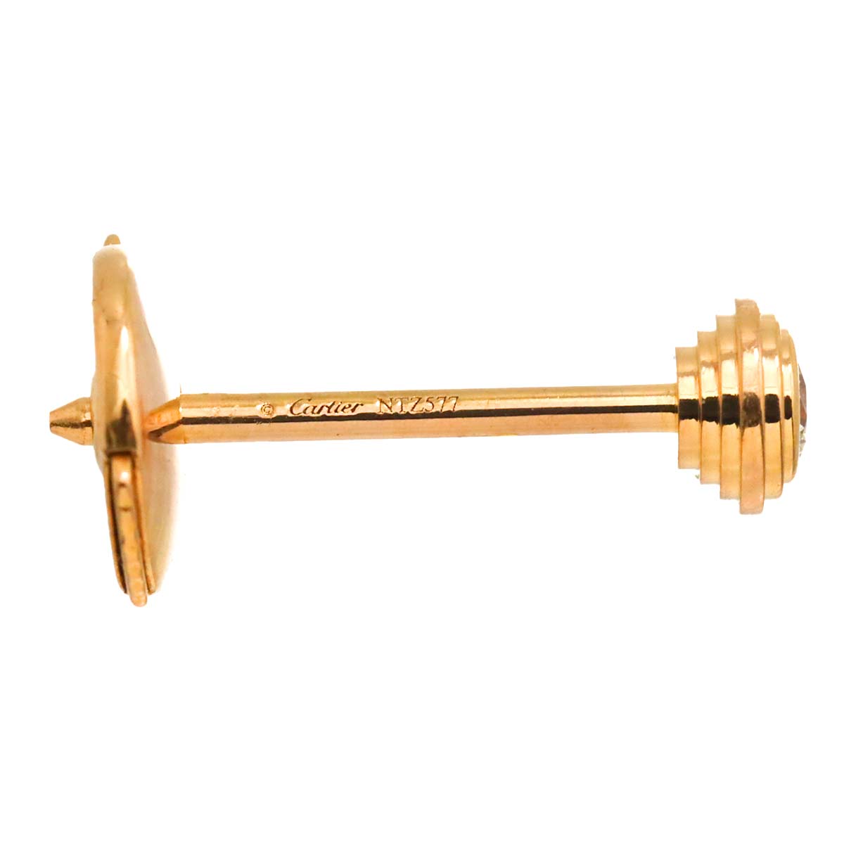 Damour Diamond Earrings Pierced XS 18K PG 750