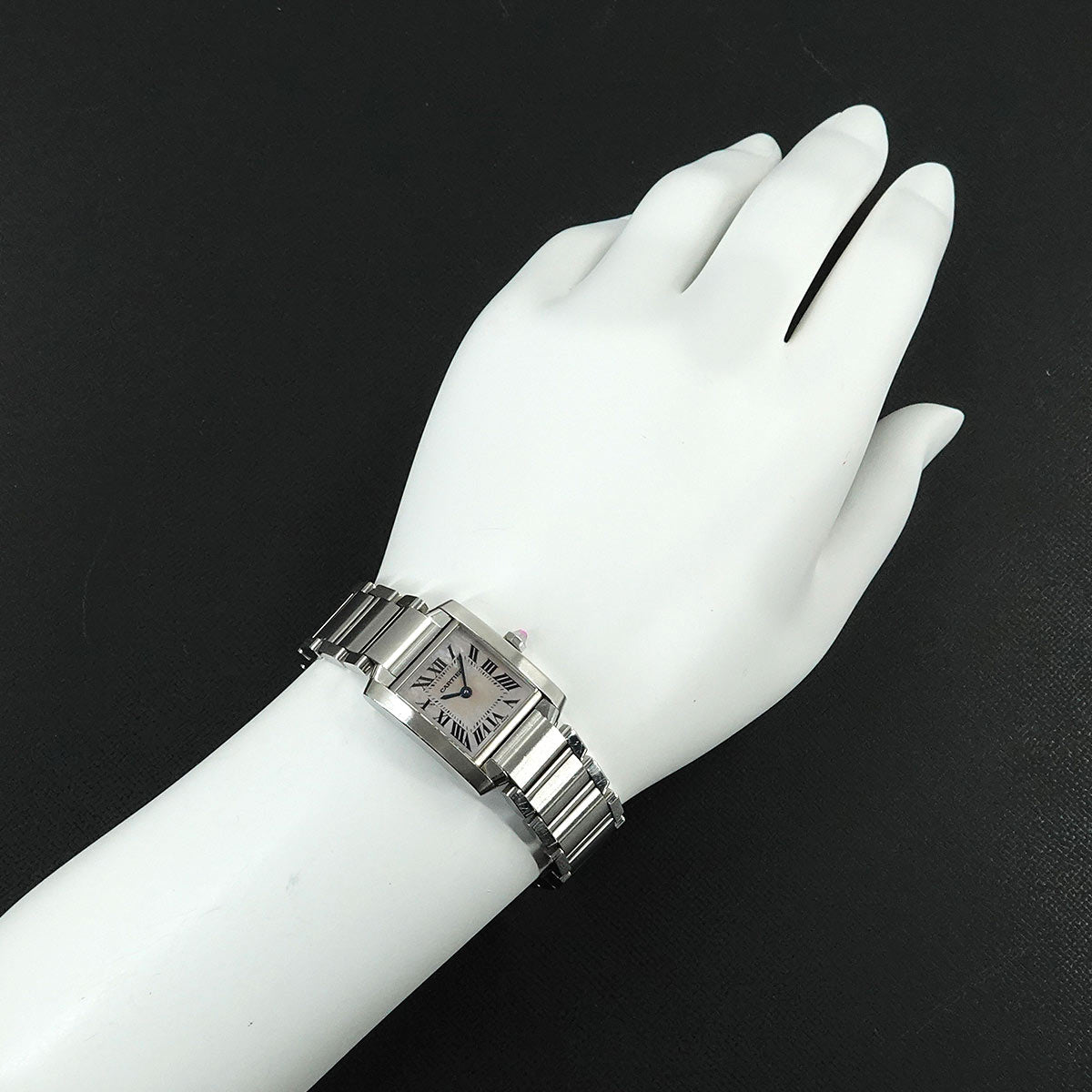 Tank Francaise SM W51028Q3 Quartz Pink Shell Dial Ladies