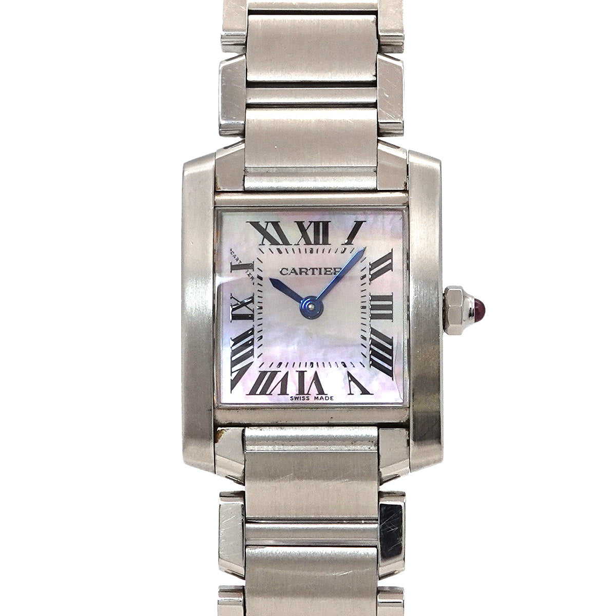 Tank Francaise SM W51028Q3 Quartz Pink Shell Dial Ladies