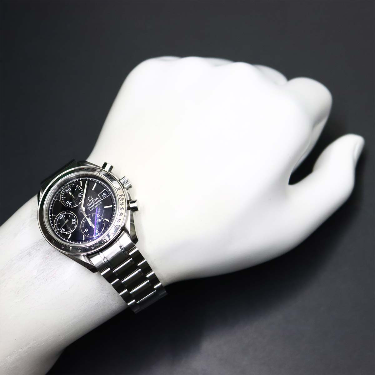 Speedmaster Date 3513.50 Chronograph Automatic Black Dial Mens