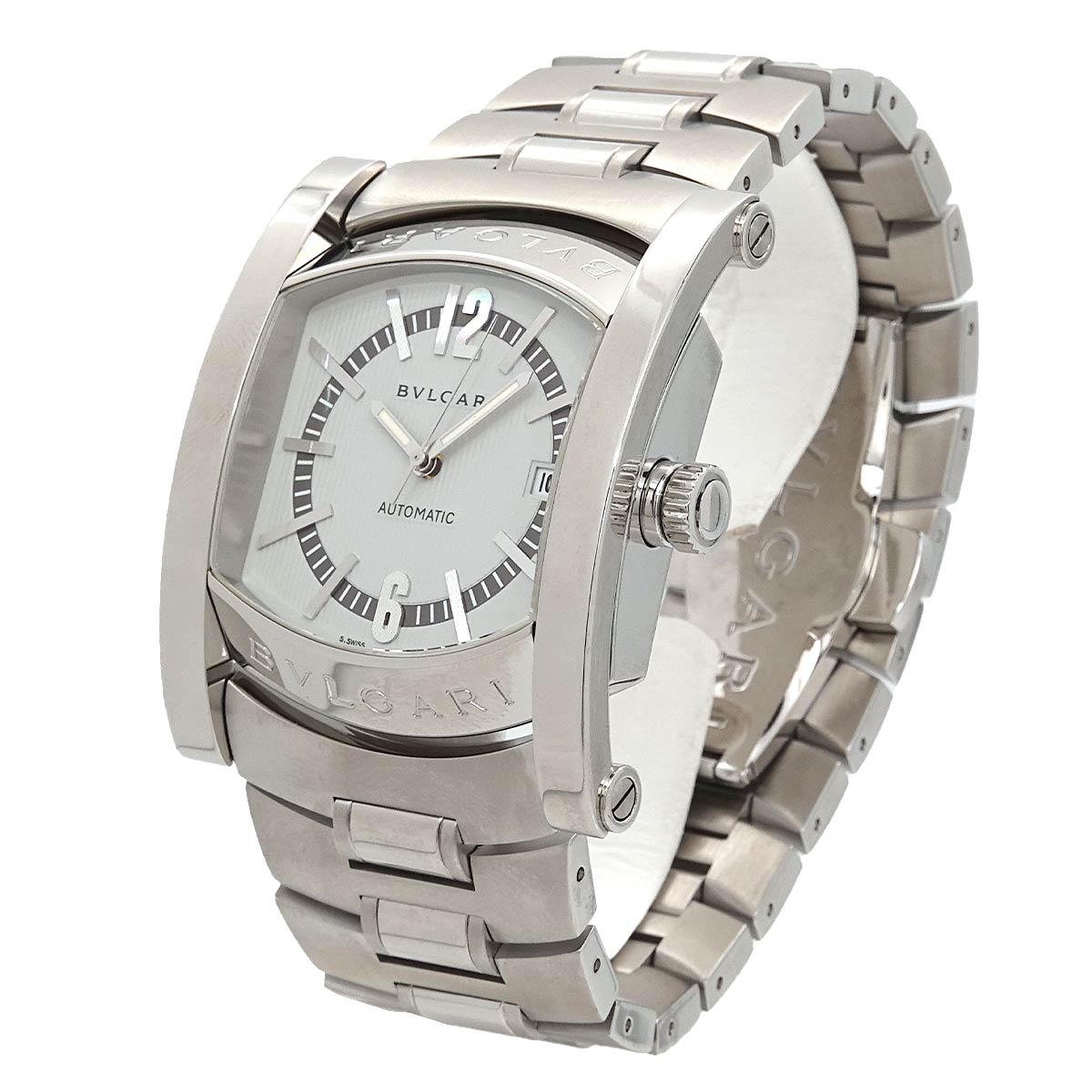 Assioma AA48S Automatic Silver Dial Mens Watch
