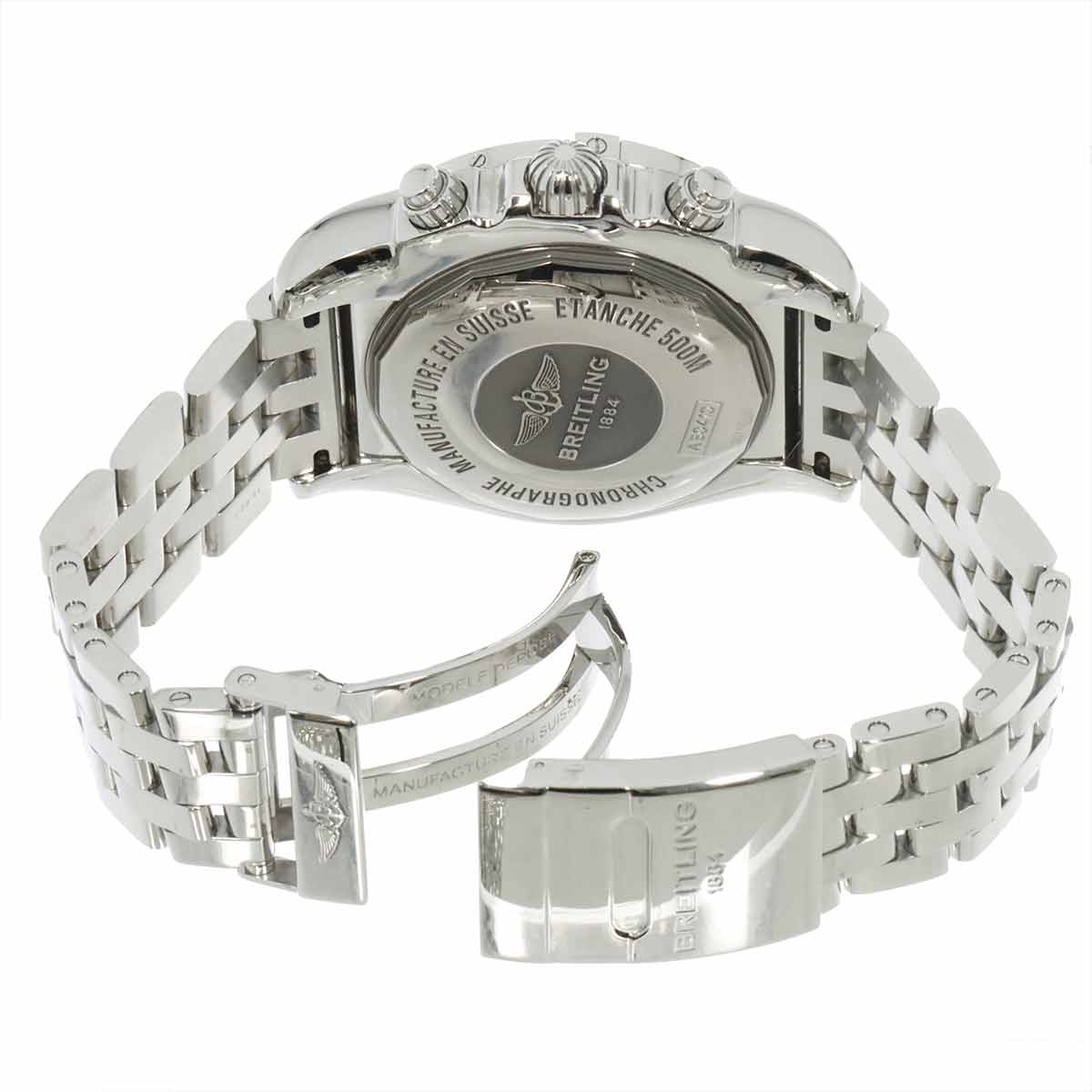 Chronomat GMT AB0410 Date Black Dial Mens Watch