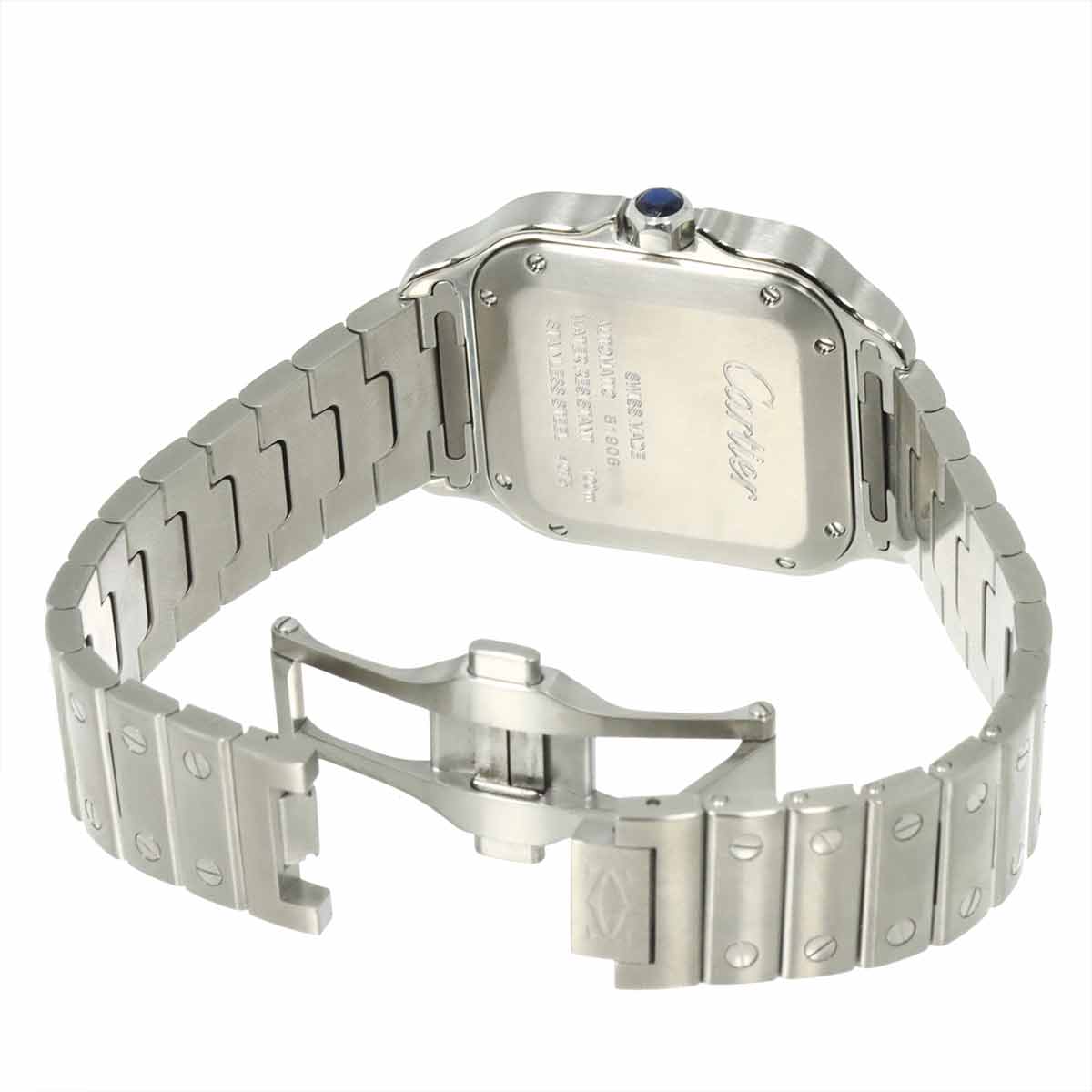 Santos De Cartier WSSA0010 Automatic Silver Dial Mens Watch