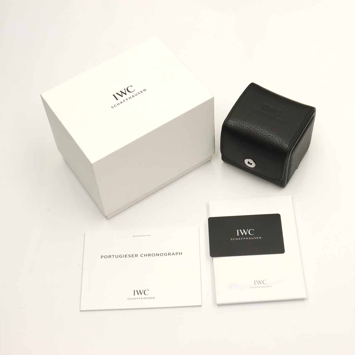 Portugieser Chronograph IW371620 Automatic White Dial Mens Watch