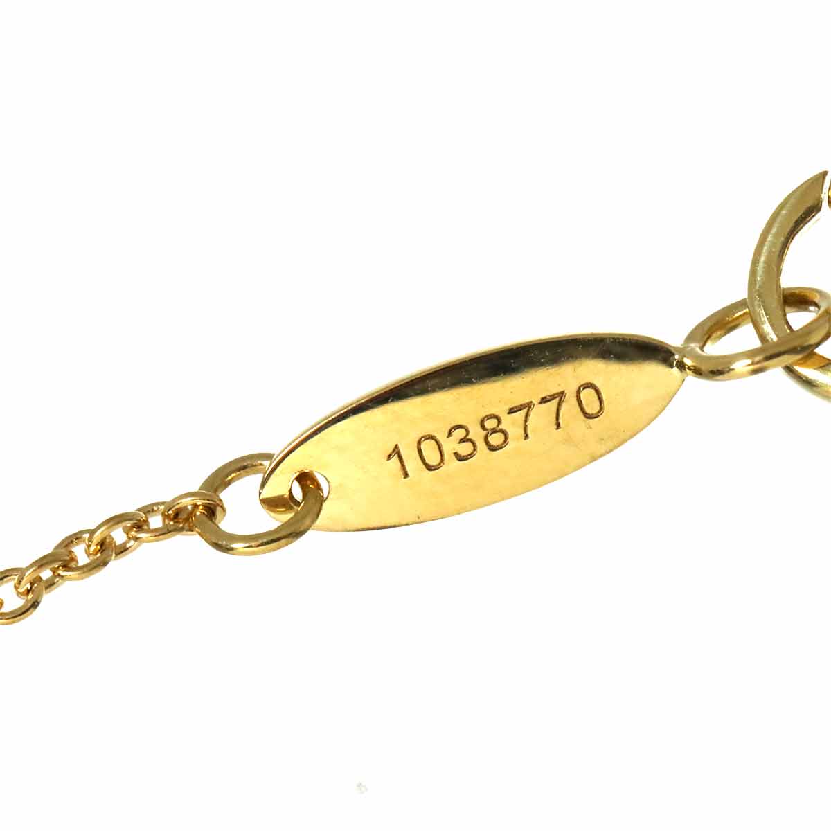 Lily Cluster Diamond Necklace 18K Yellow Gold 750