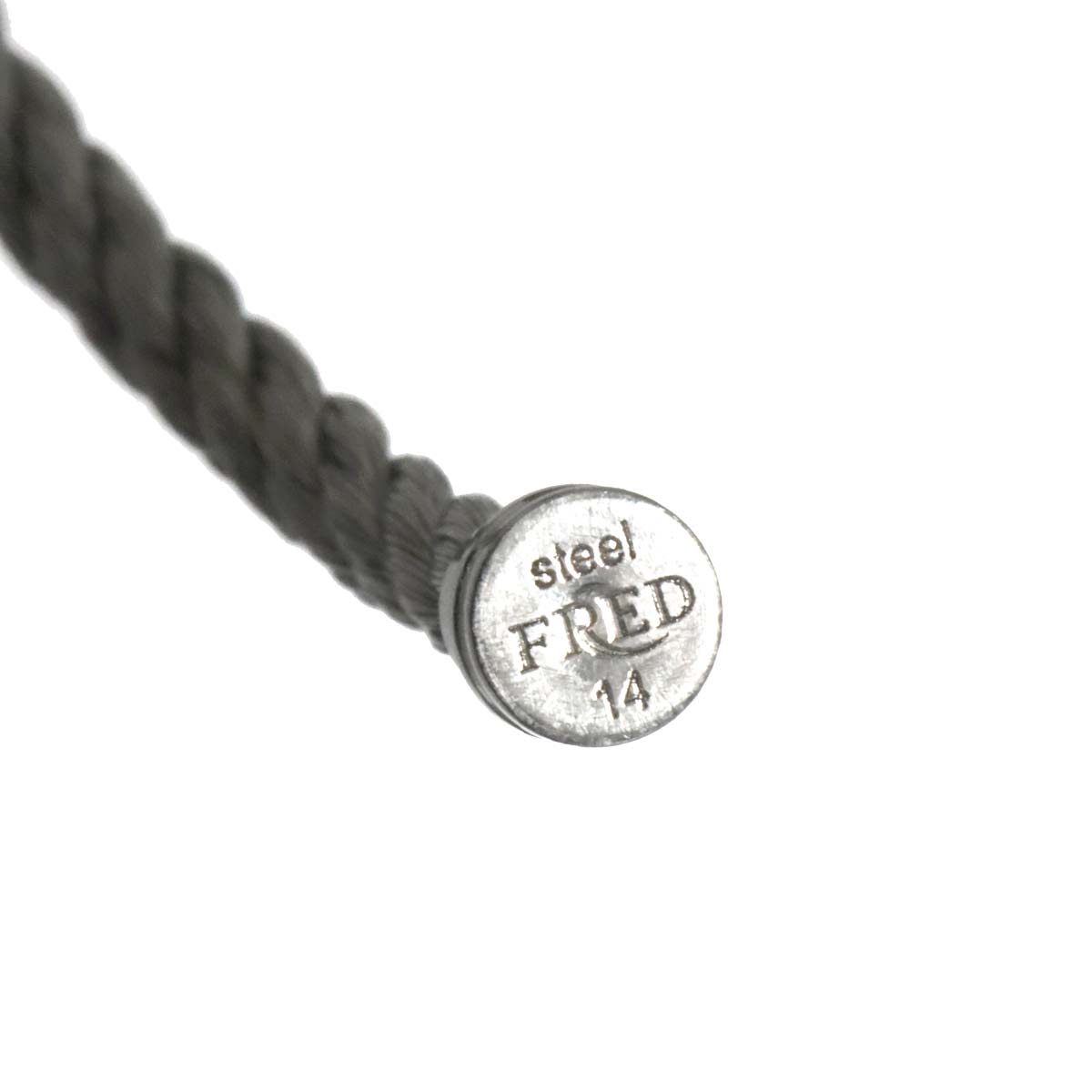 Force 10 Half Diamond Bracelet MM 18K WG 750 Steel size14