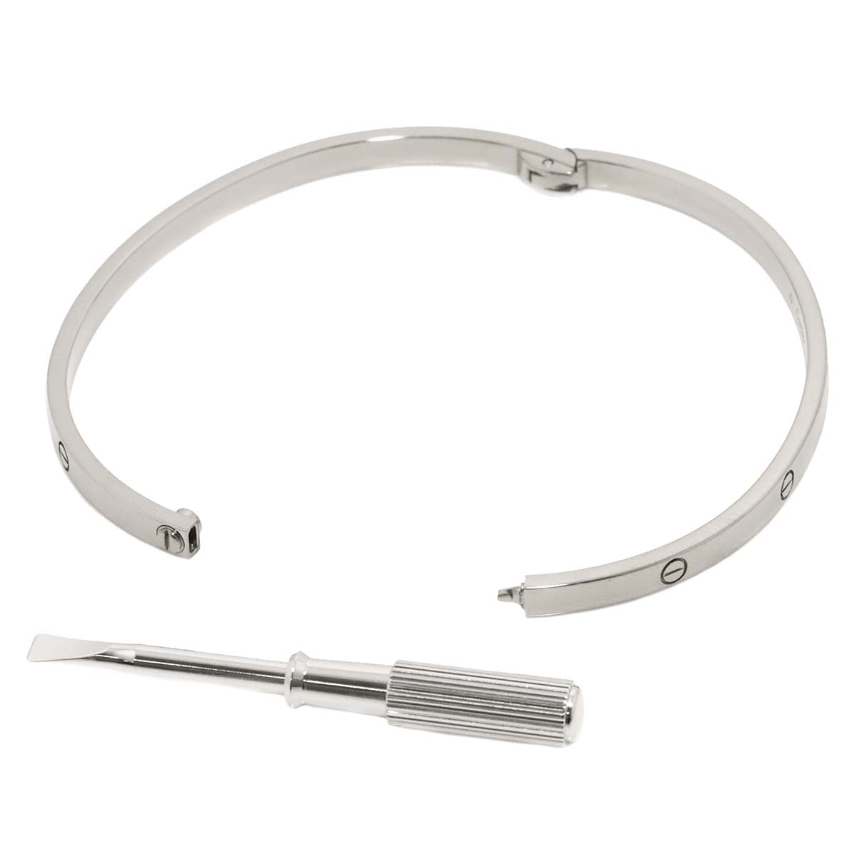 Love Bracelet SM 18K White Gold 750 Size19