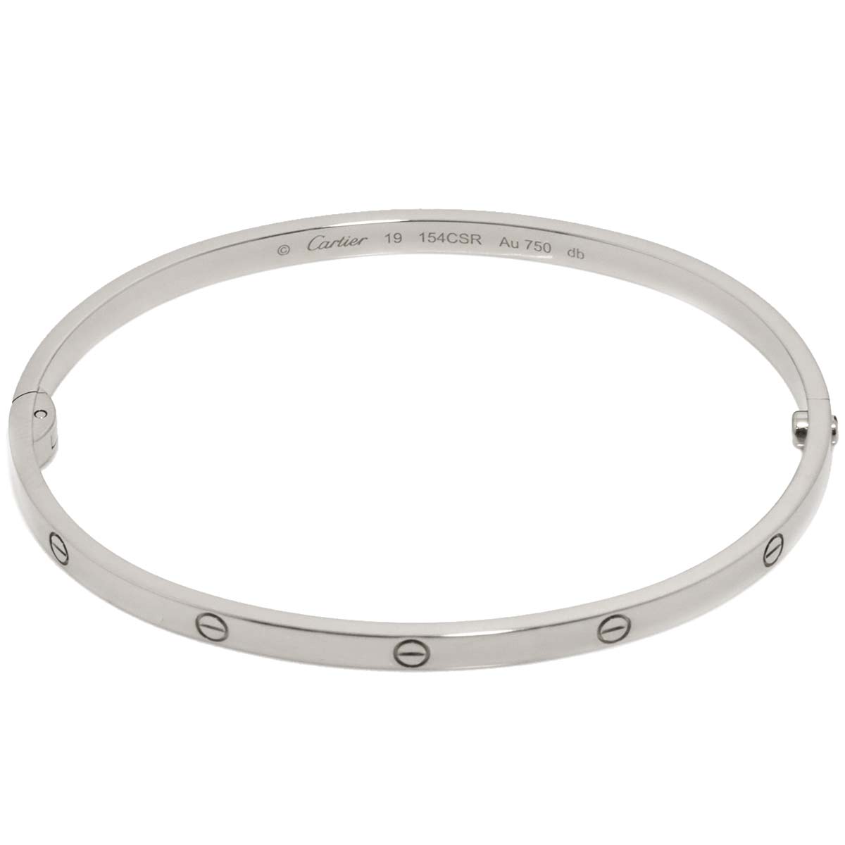 Love Bracelet SM 18K White Gold 750 Size19