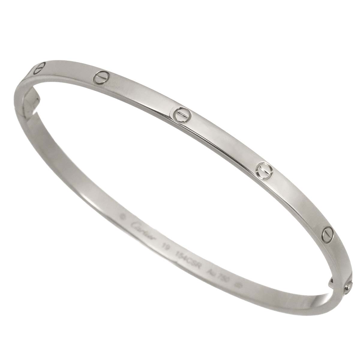 Love Bracelet SM 18K White Gold 750 Size19