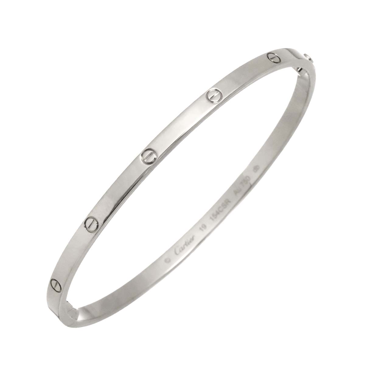 Love Bracelet SM 18K White Gold 750 Size19