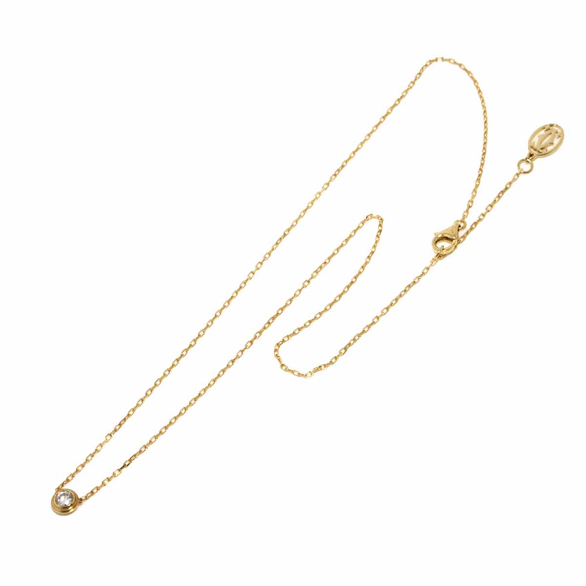 d Amour Diamond Necklace LM 18K Yellow Gold 750