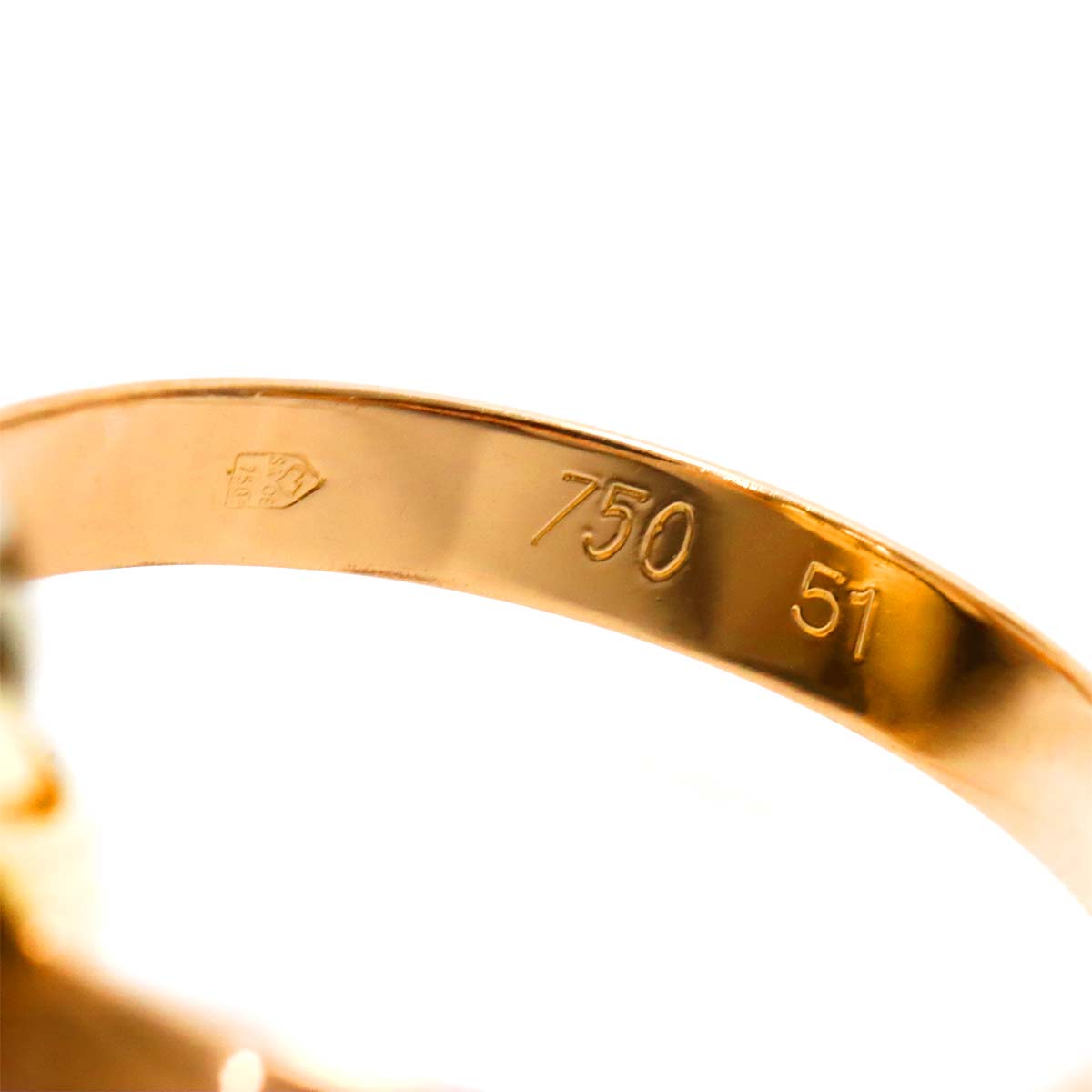 Trinity SM Ring 18K YG WG PG 750 Size51 5.5-5.75(US)