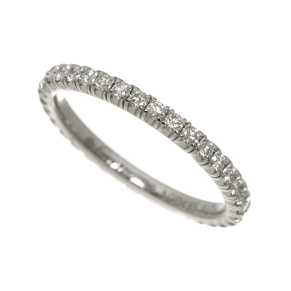 ETINCELLE Full Diamond Ring 18K WG 750 size49 4.75-5(US)