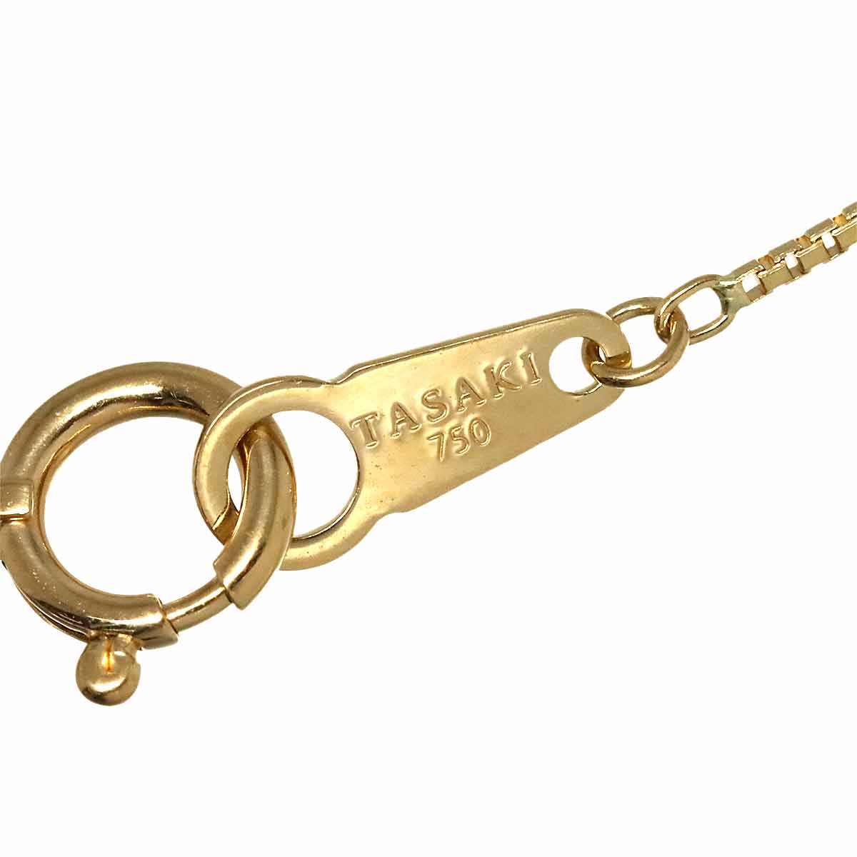 Diamond 0.06ct Necklace K18 YG 750