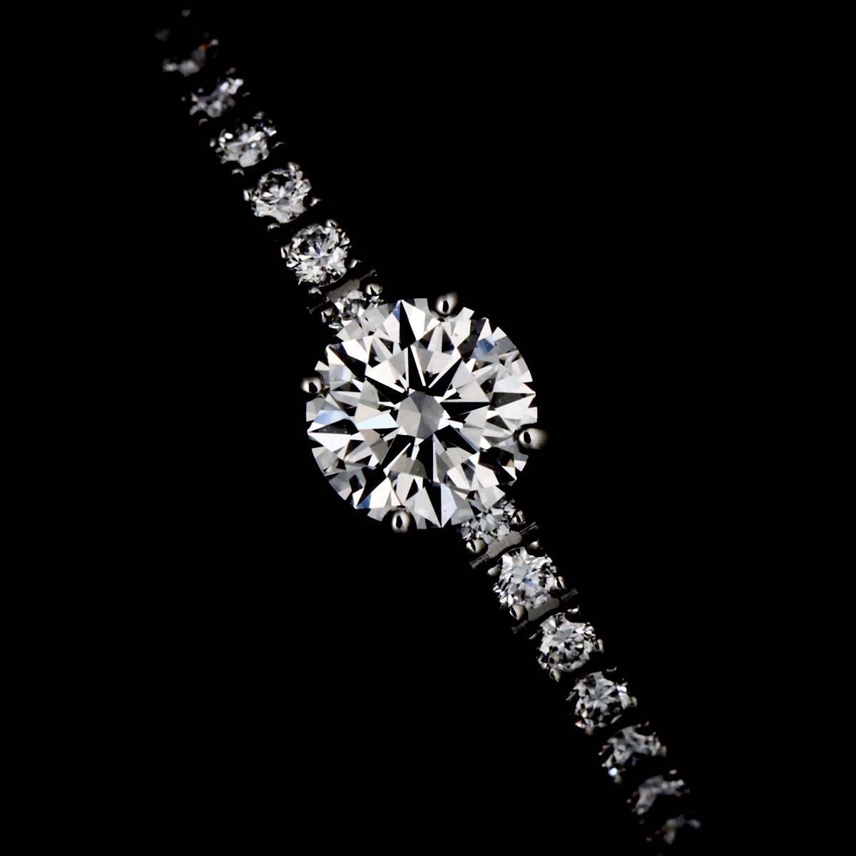Half Diamond 0.22ct E/IF/3EX Ring Pt size49 4.75-5(US)