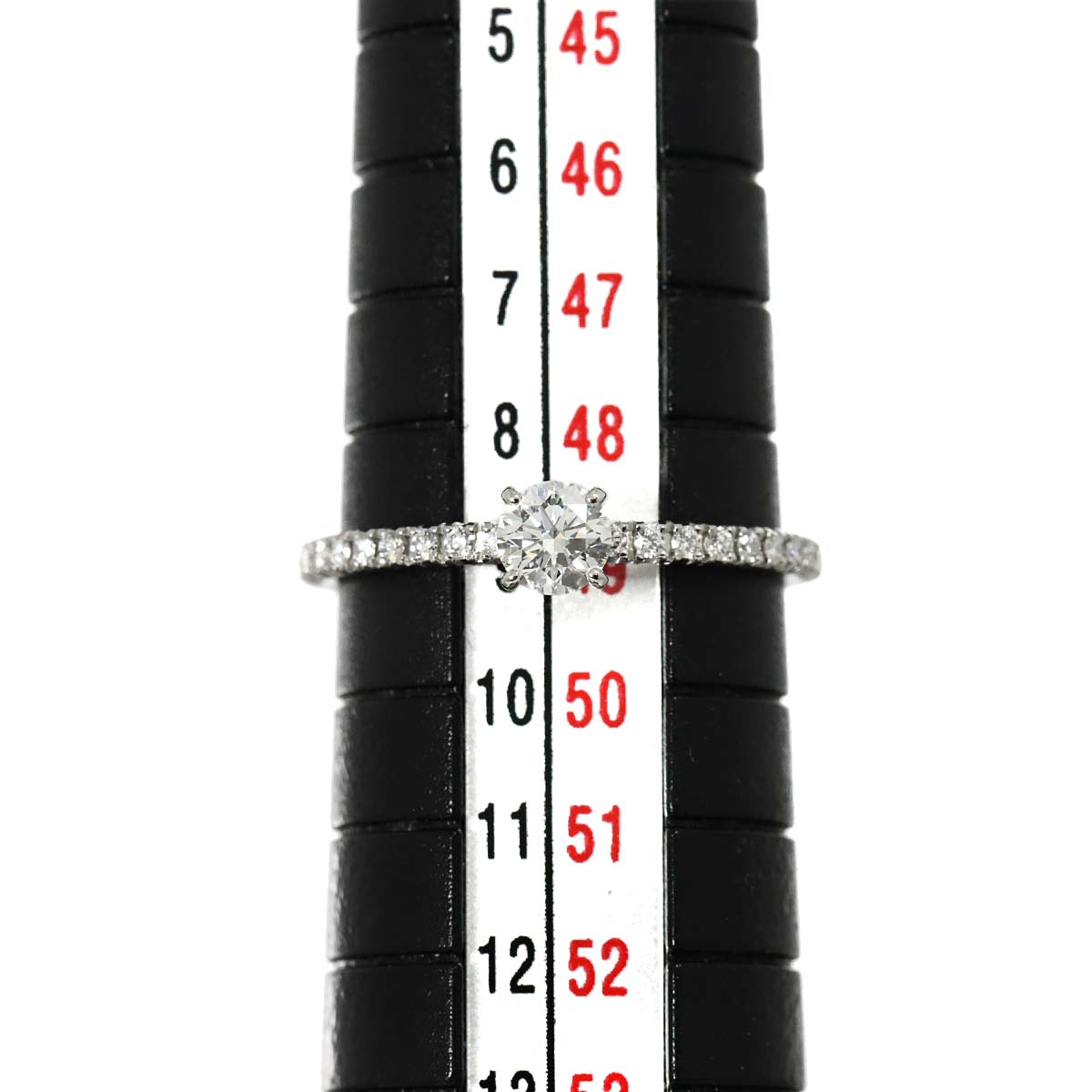 Half Diamond 0.22ct E/IF/3EX Ring Pt size49 4.75-5(US)