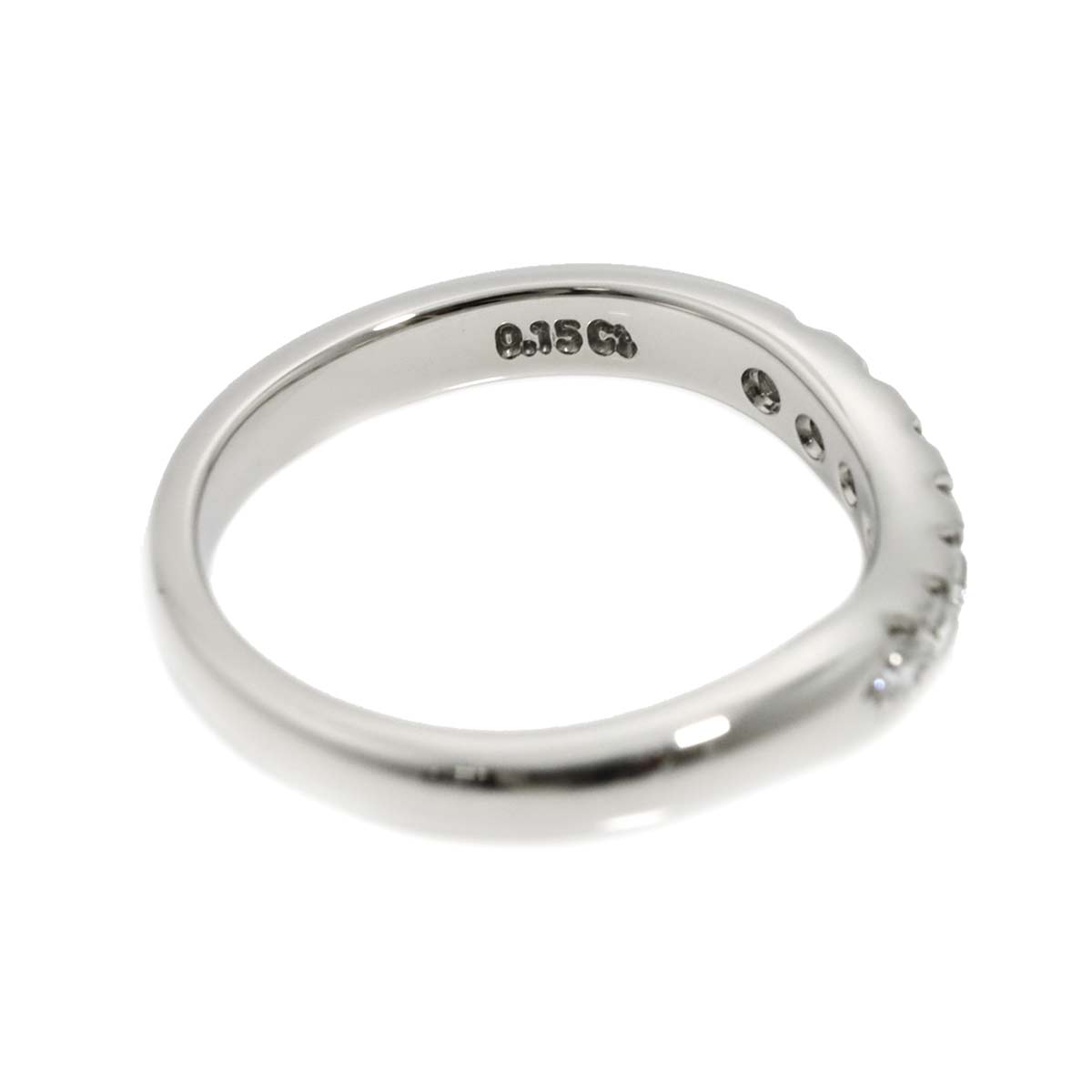 Diamond 0.15ct Ring Platinum Size4(US)