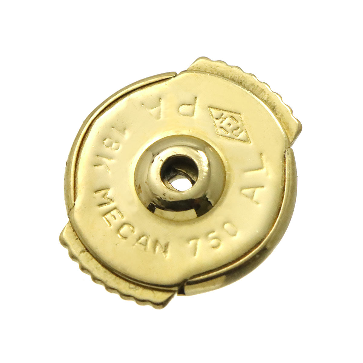 Camelia Diamond Earrings Pierced 18K Yellow Gold 750