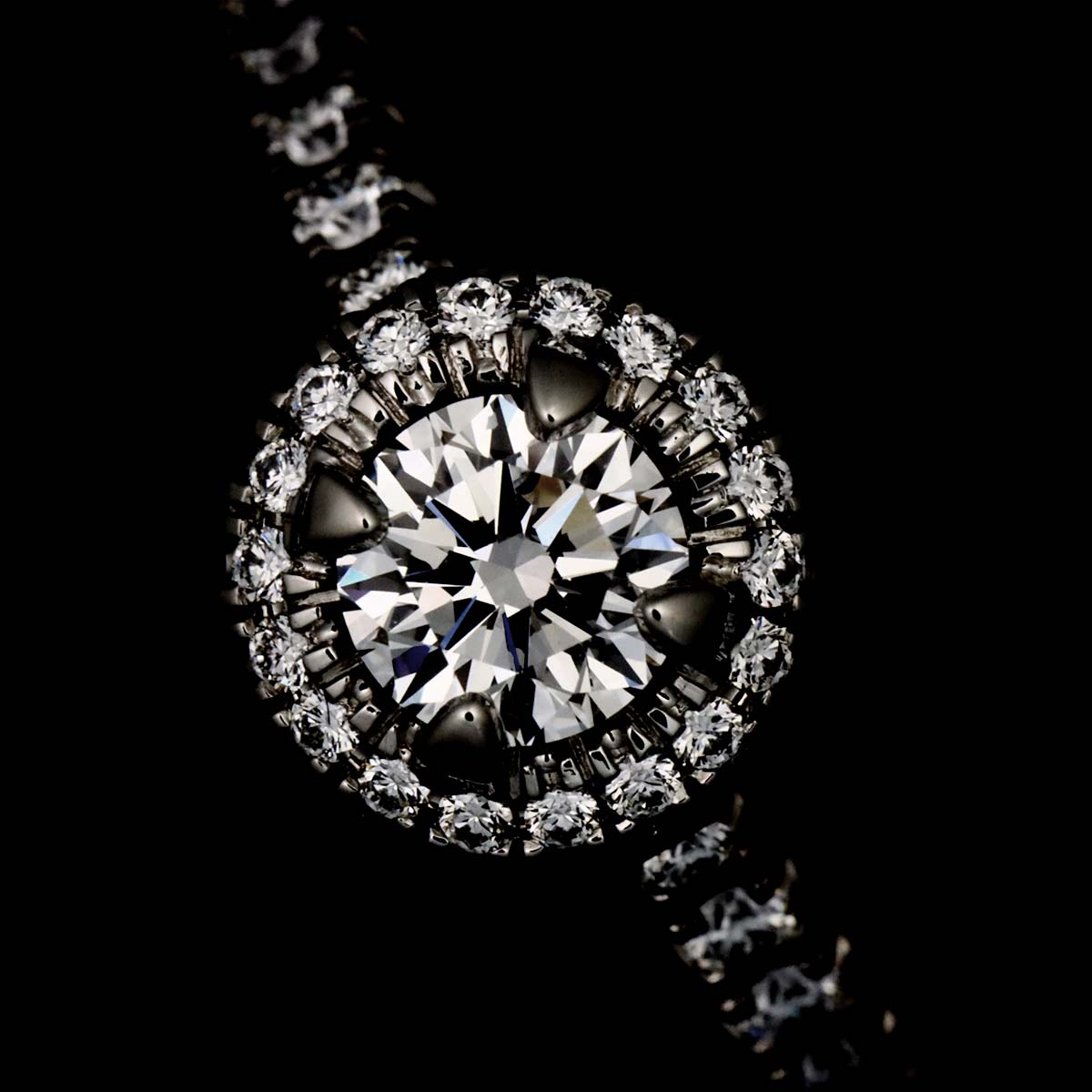 DESTINEE Diamond 0.40ct D/VS1/VG Ring Pt size48 4.5(US)