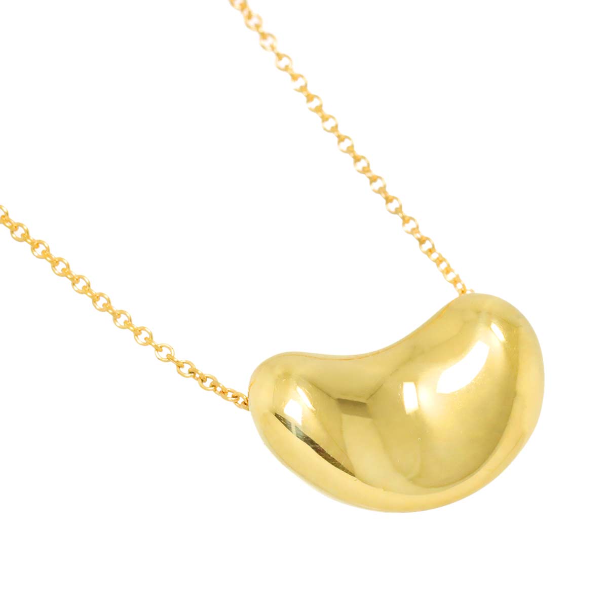 Bean Necklace 18K Yellow Gold 750