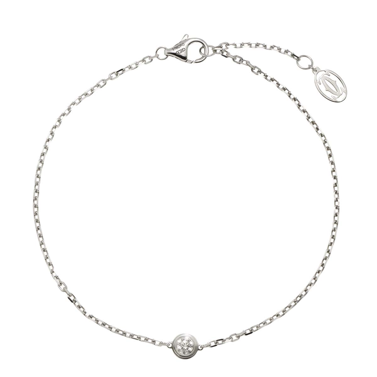 d Amour Diamond Bracelet SM 18K White Gold 750