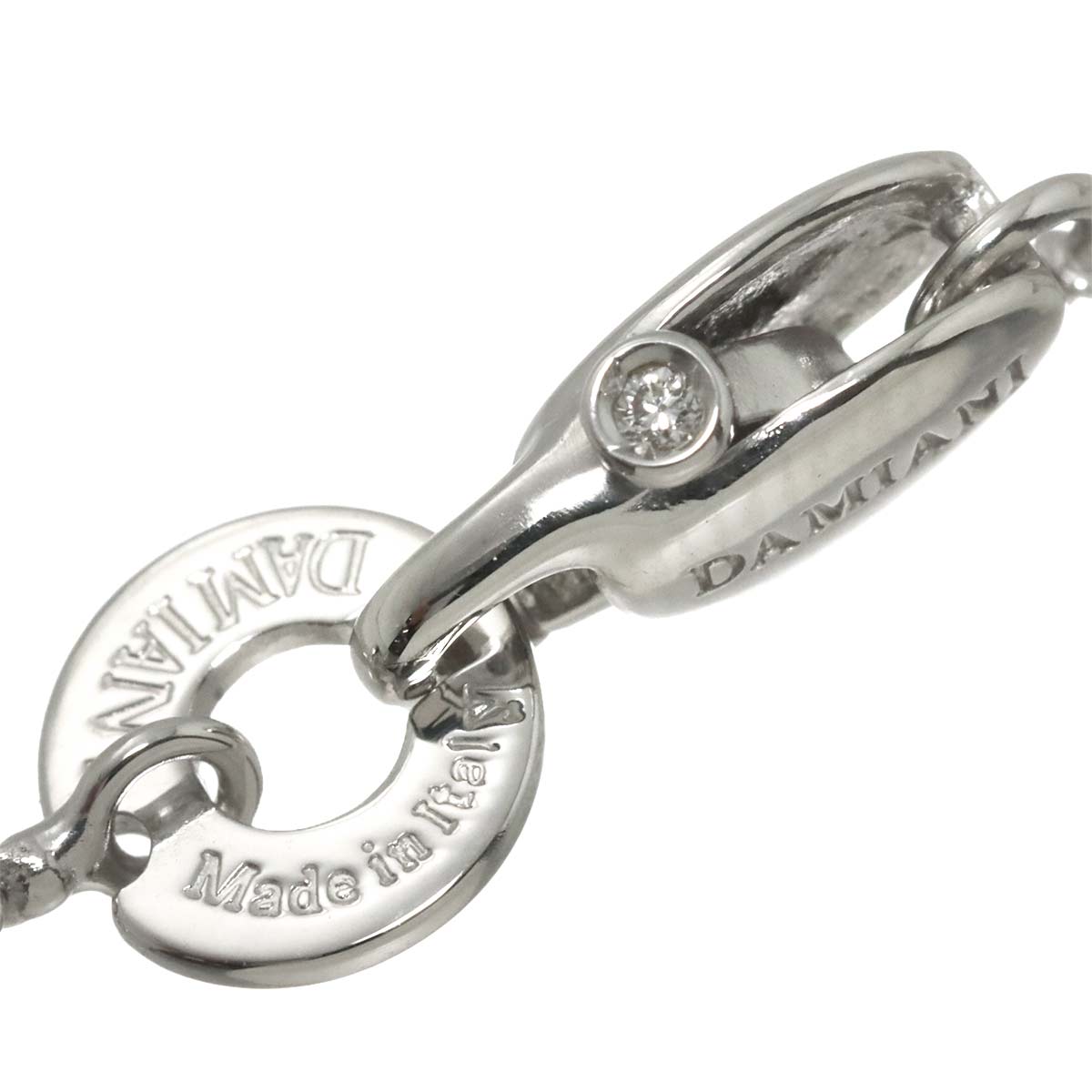 Ruby Diamond Necklace 18K WG 750