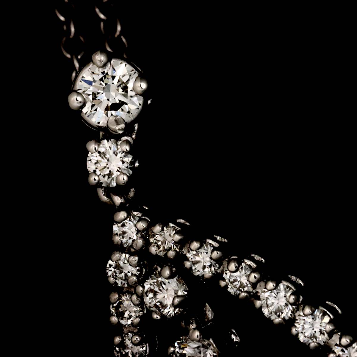 Ruby Diamond Necklace 18K WG 750