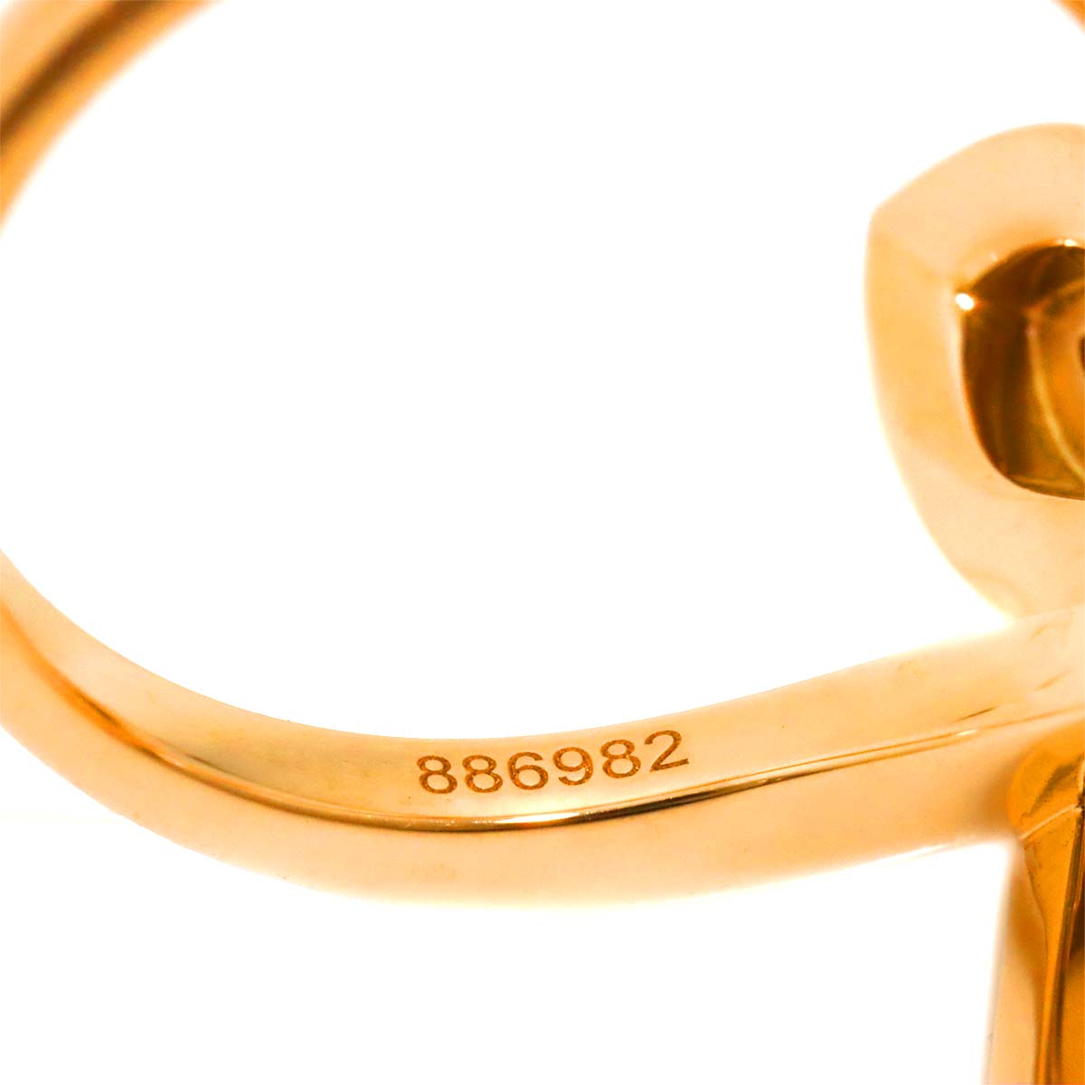 Lily cluster Diamond Ring 18K PG 750 size5.25(US)