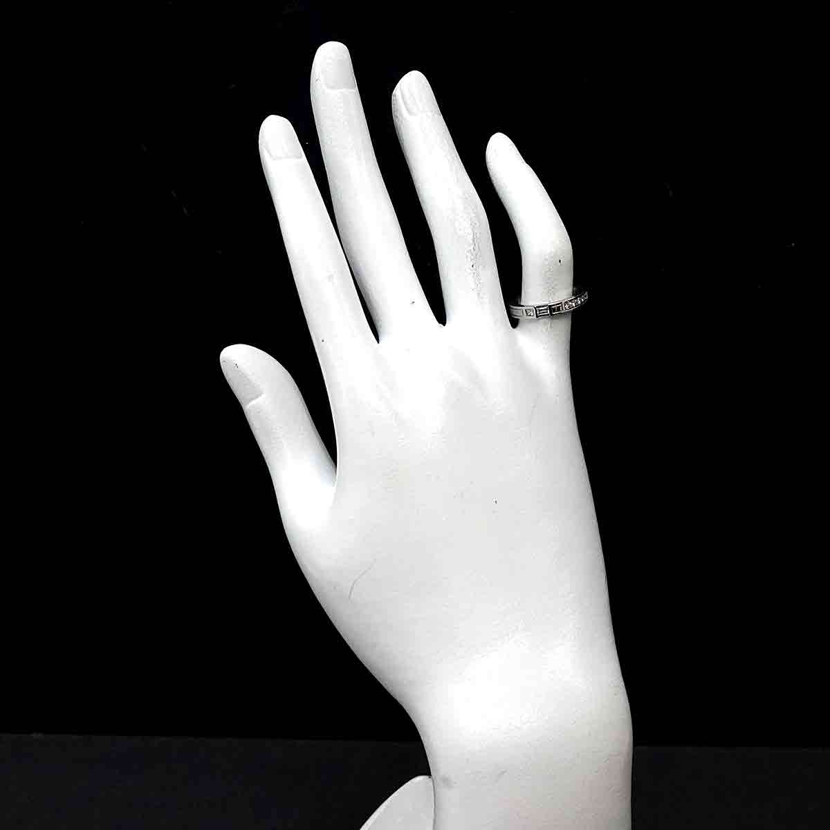 Traffic Diamond Ring Pt Platinum size4(US)