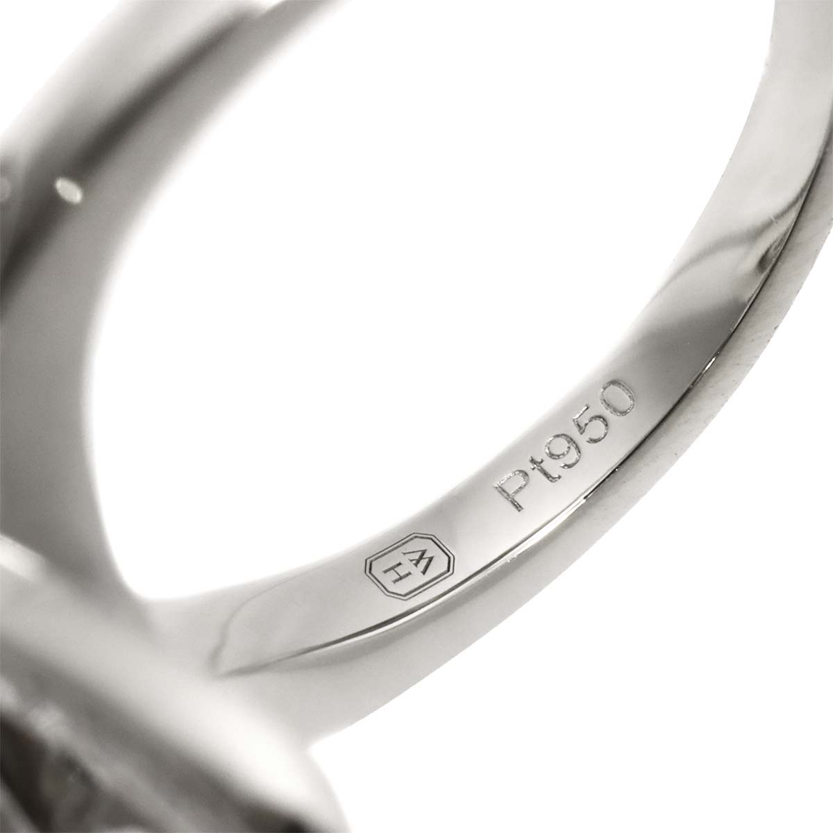 Lily Cluster Diamond Ring Pt Size5.75-6(US)