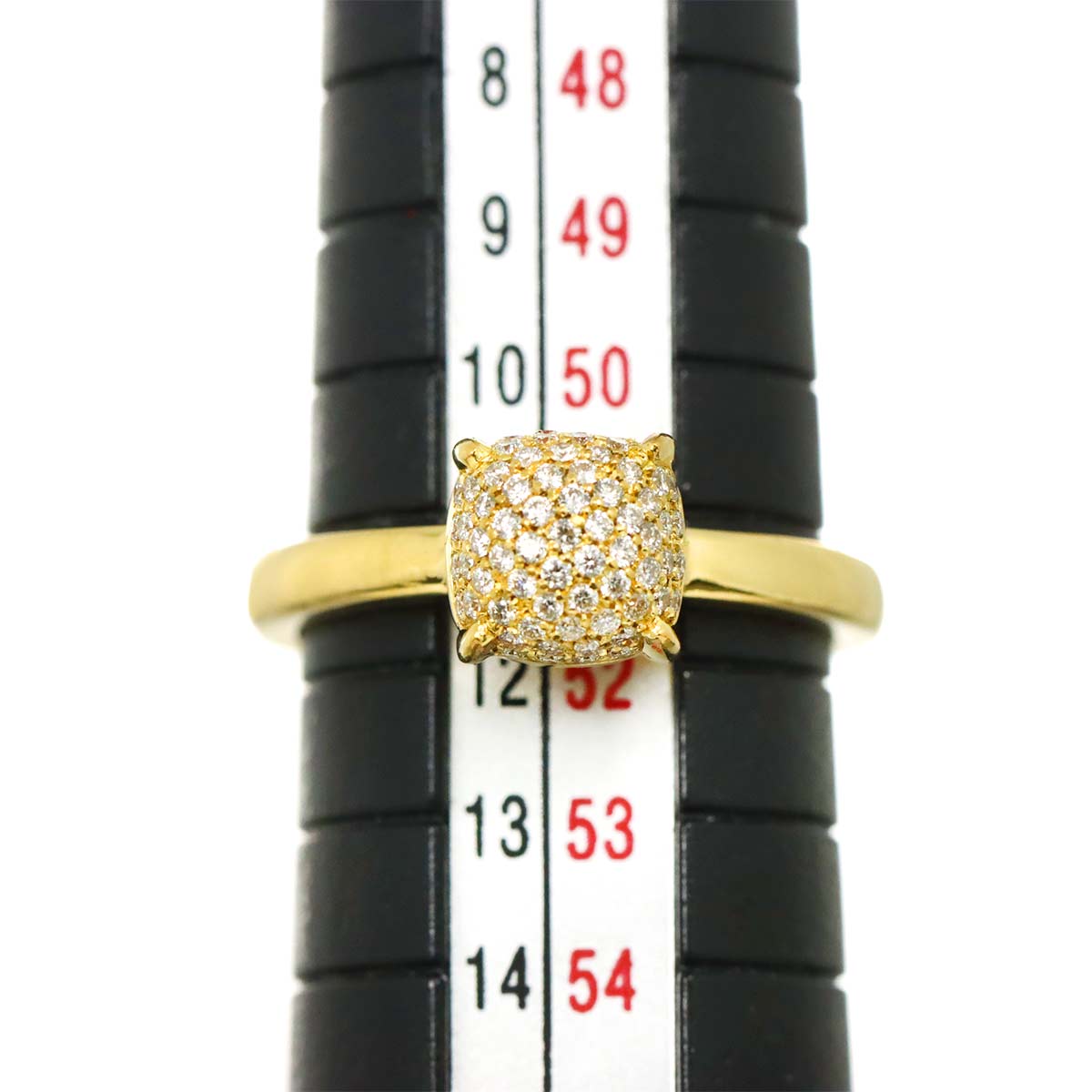 Diamond Ring 18K YG 750 size5.75-6(US)