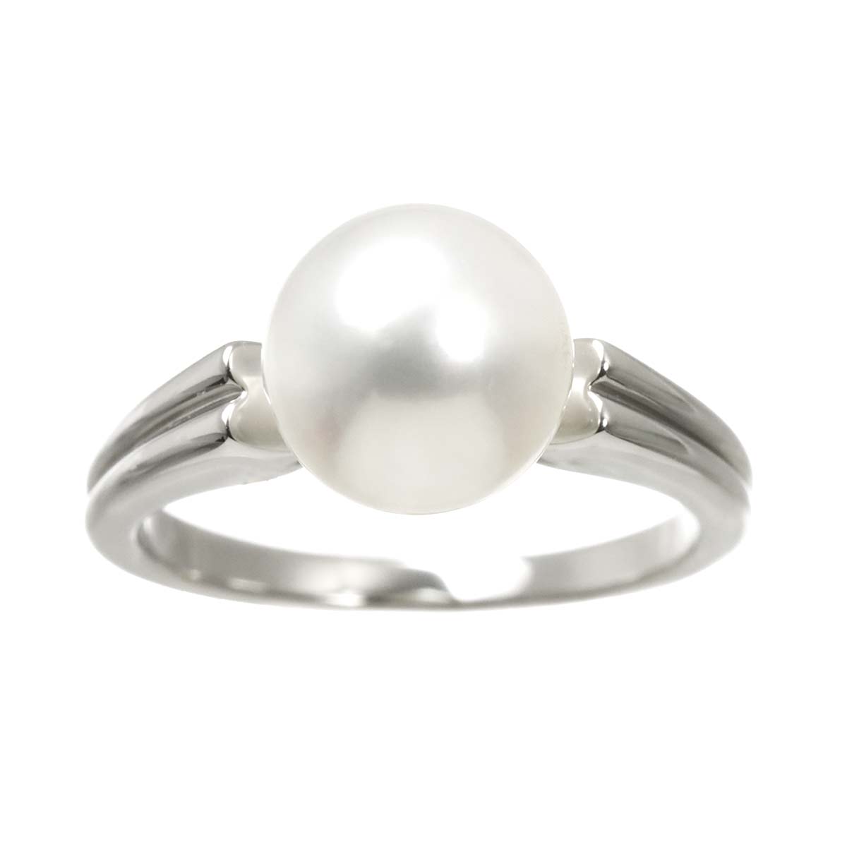 Akoya Pearl 8.8mm Ring Platinum size5.5-5.75(US)