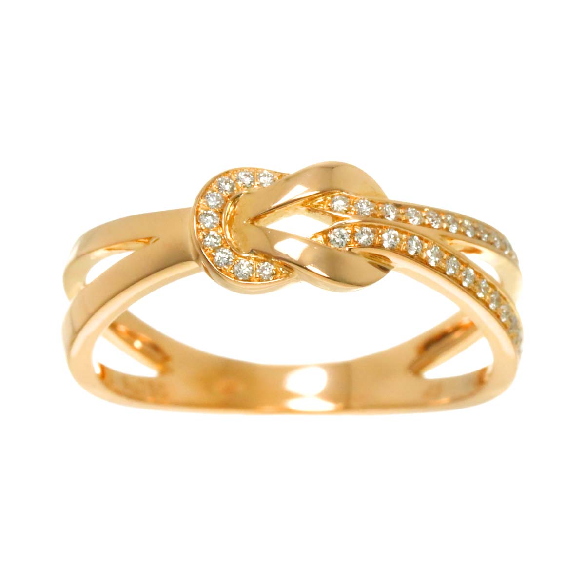 Chance Infinie Diamond SM Ring 18K Pink Gold Size49 4.75-5(US)
