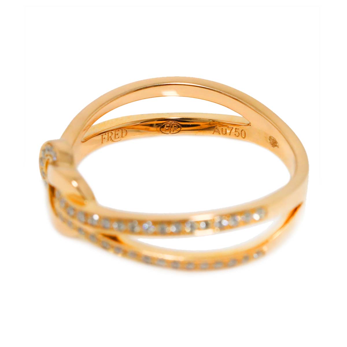 Chance Infinie Diamond SM Ring 18K Pink Gold Size49 4.75-5(US)