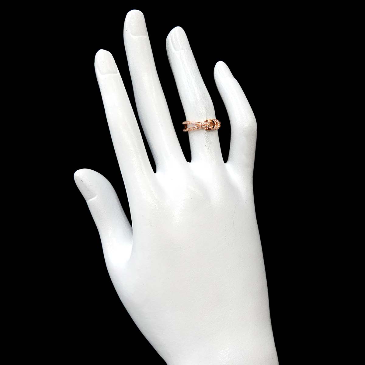 Chance Infinie Diamond SM Ring 18K Pink Gold Size49 4.75-5(US)
