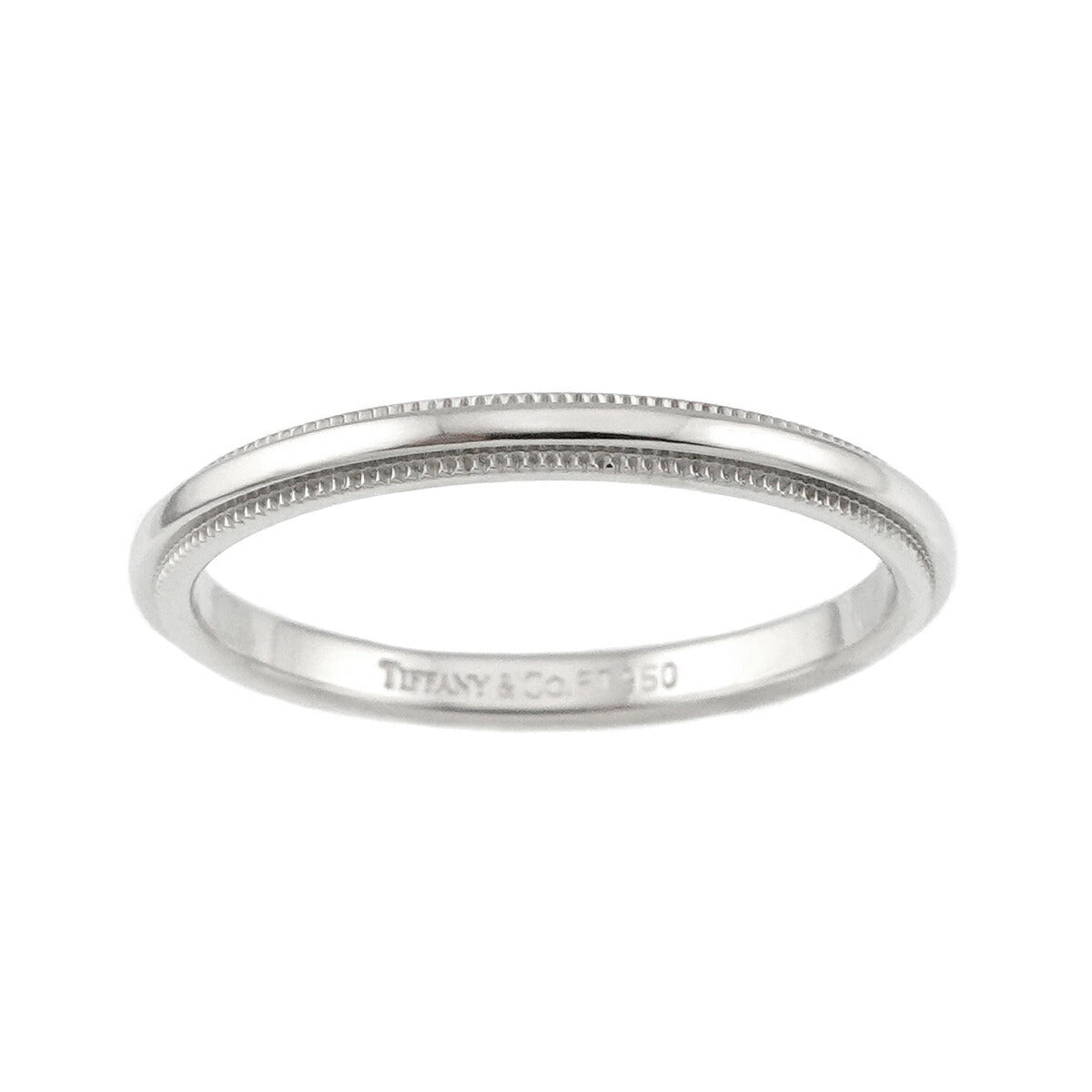 Milgrain Band Ring Pt Platinum Size6.75-7.25(US)