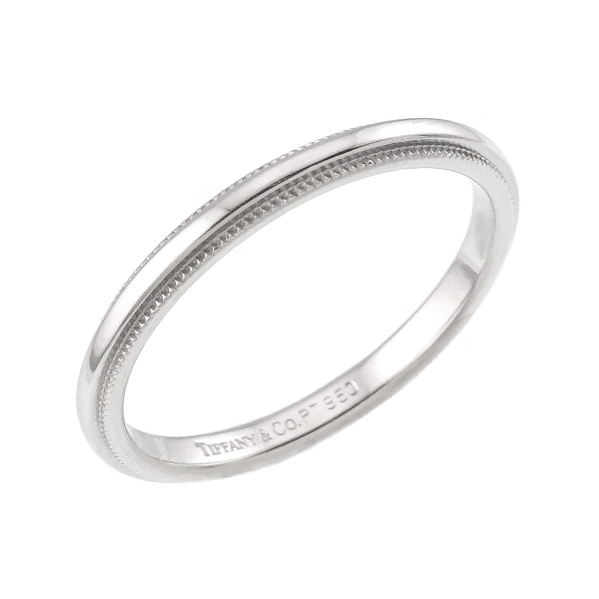 Milgrain Band Ring Pt Platinum Size6.75-7.25(US)