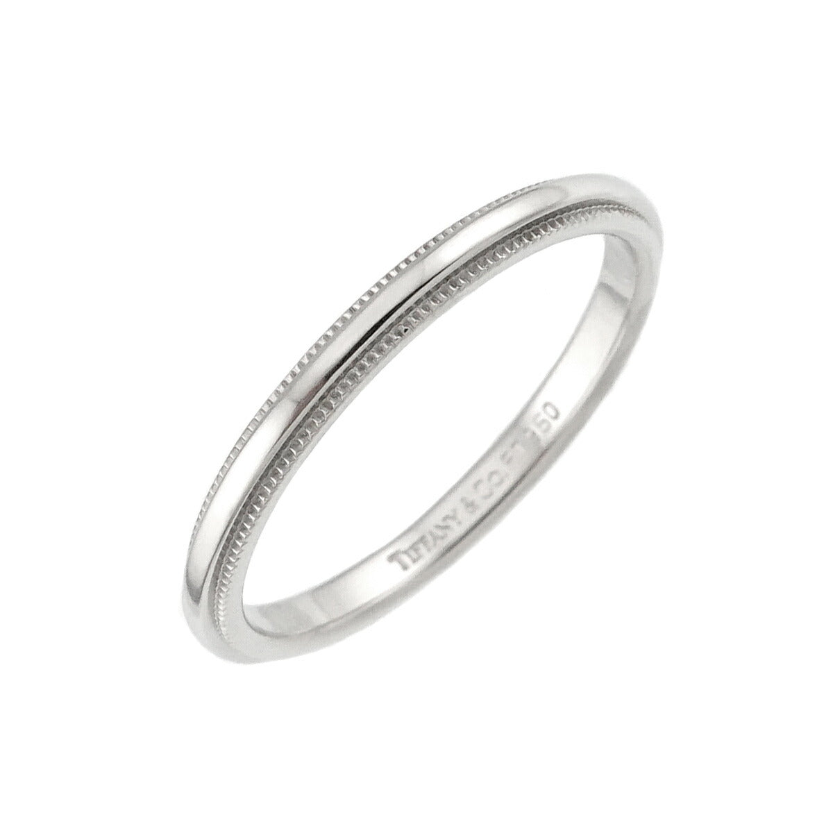 Milgrain Band Ring Pt Platinum Size6.75-7.25(US)