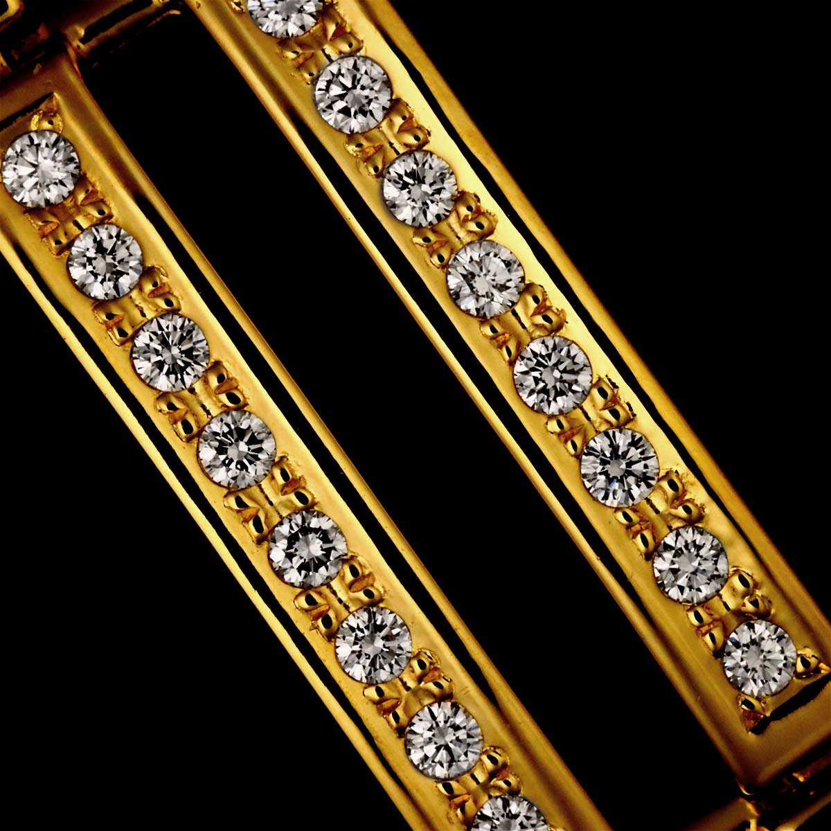 Diamond 1.54ct Bracelet 18K Yellow Gold 750